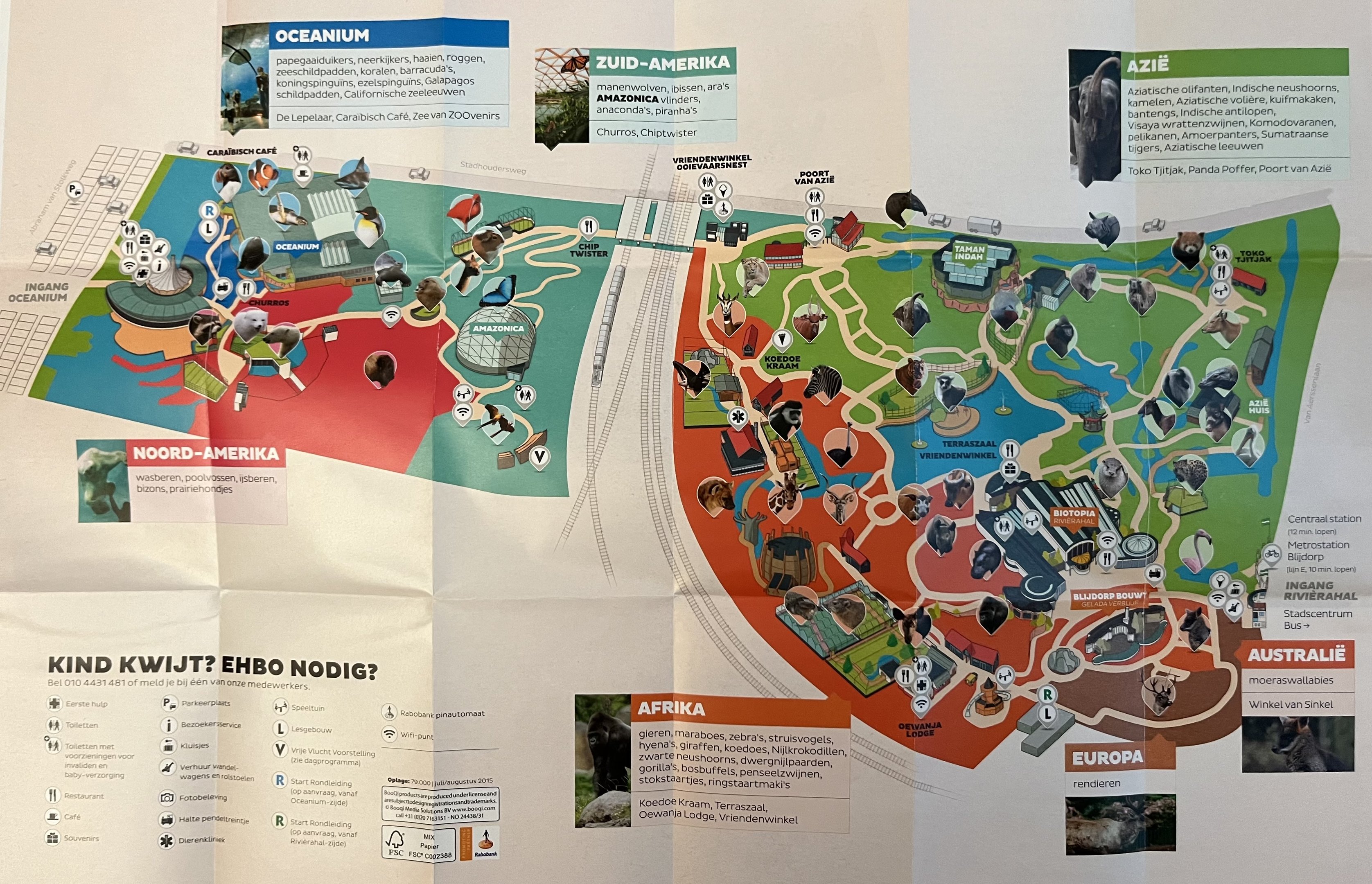 Zoo Map - July 2015
