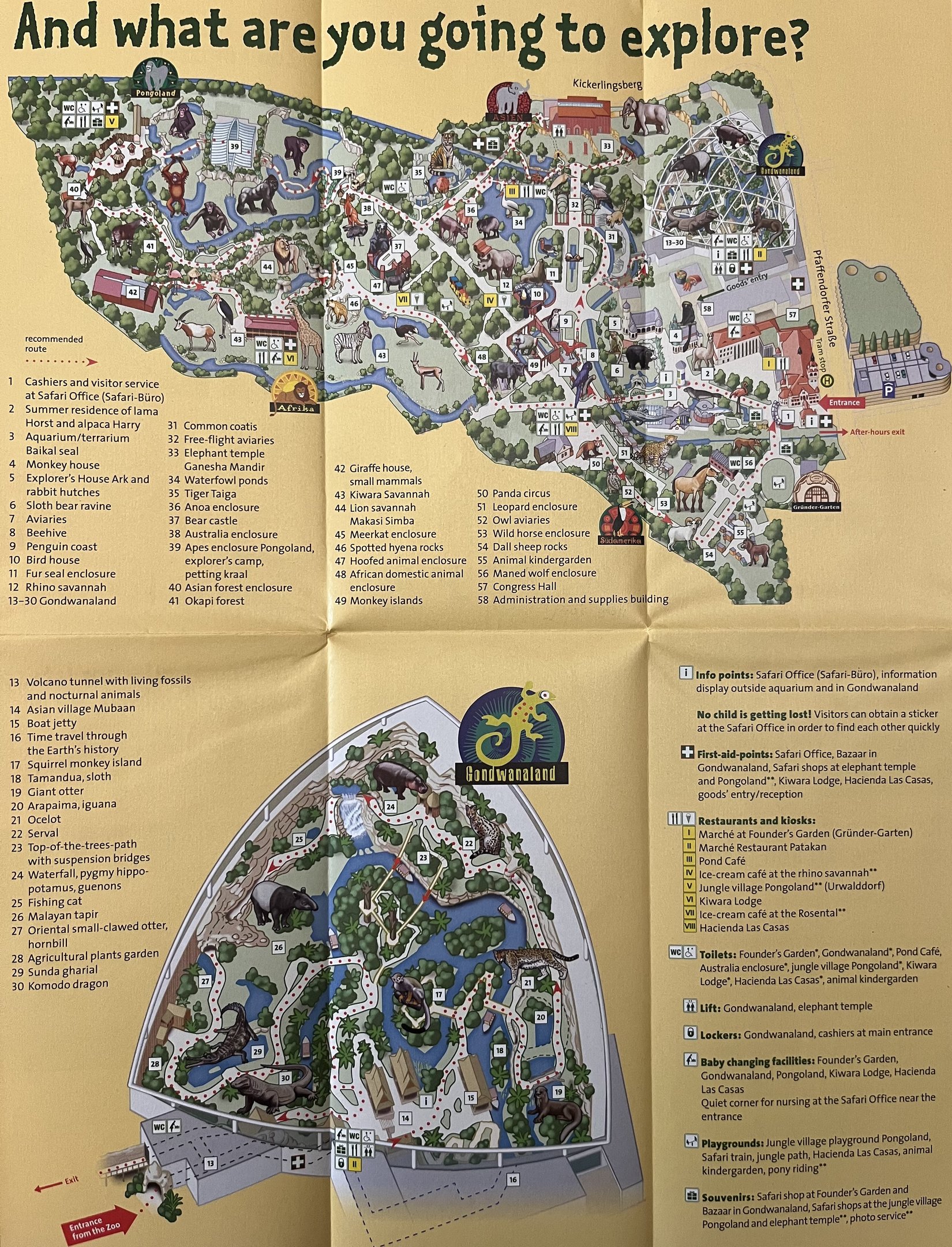 Zoo Map - June 2011