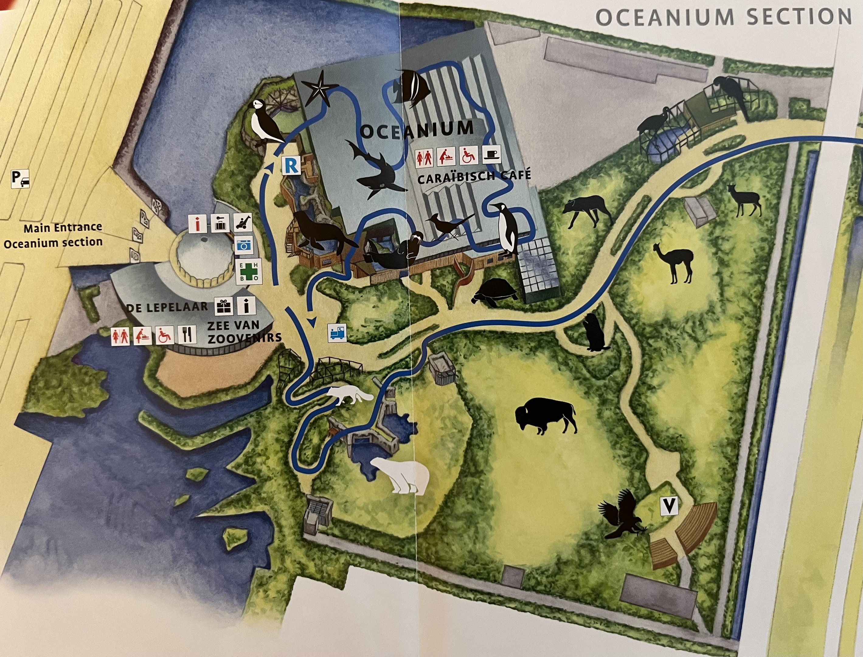 Zoo Map - March 2009 (Oceanium)