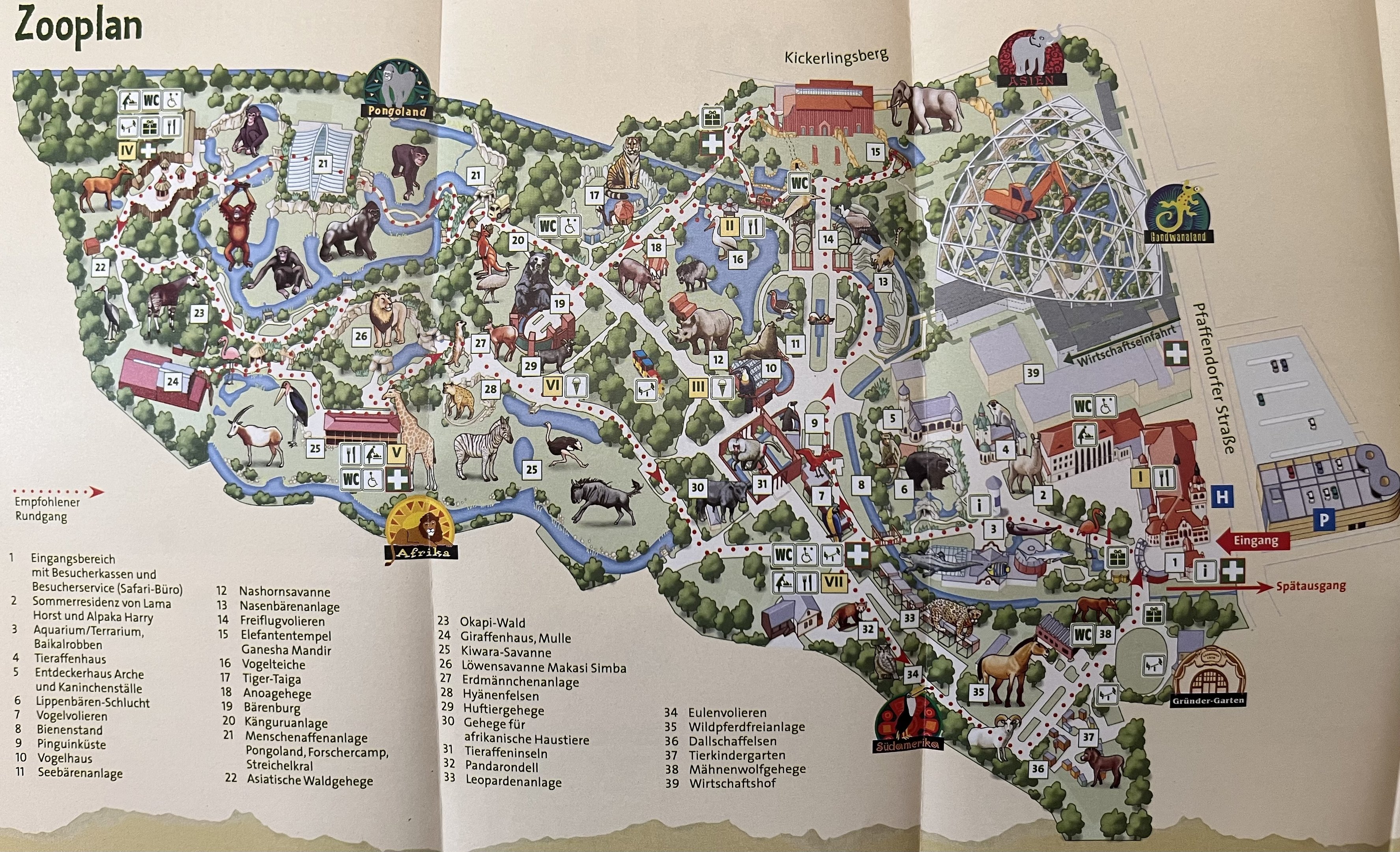 Zoo Map - March 2010