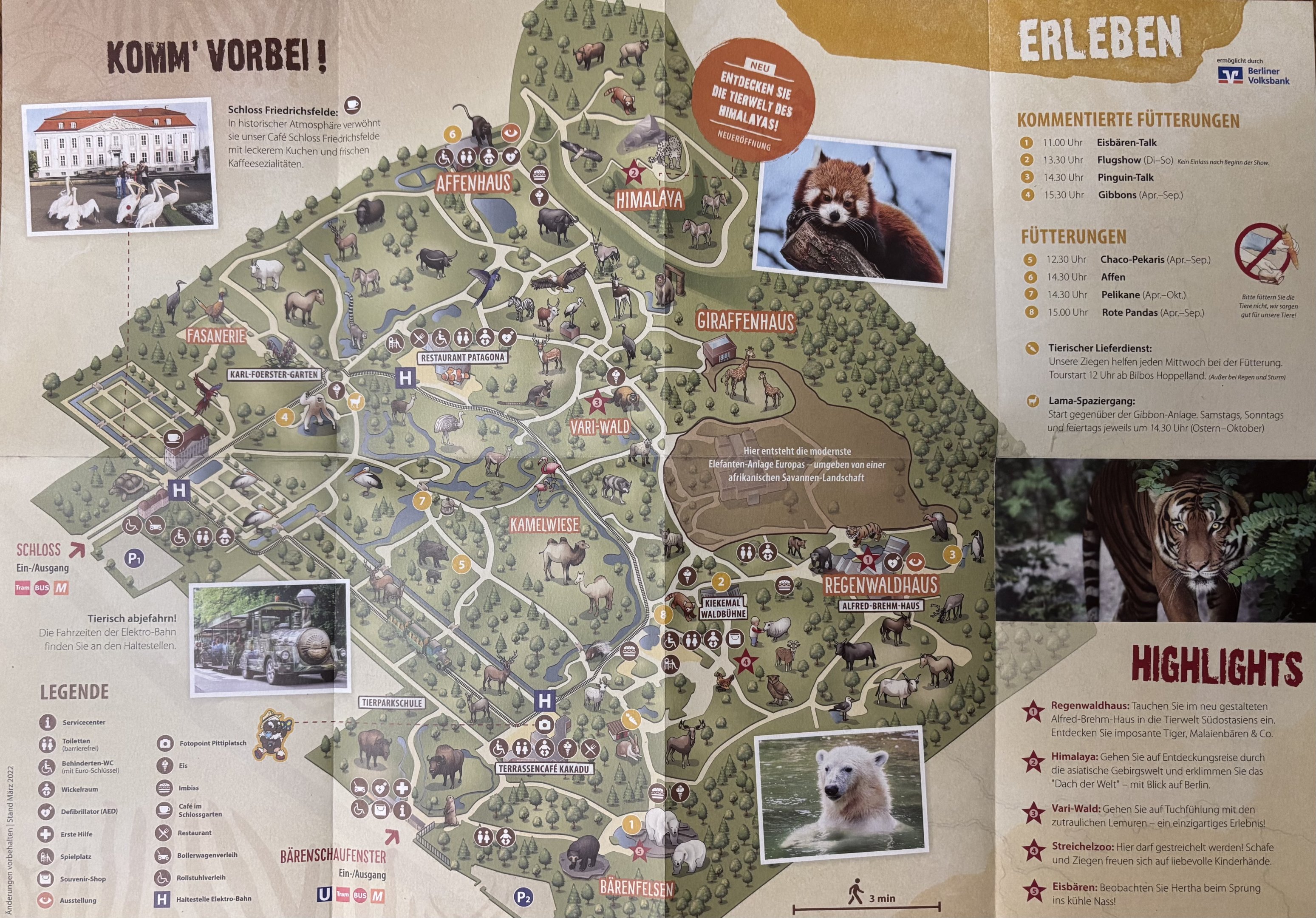 Zoo Map - March 2022