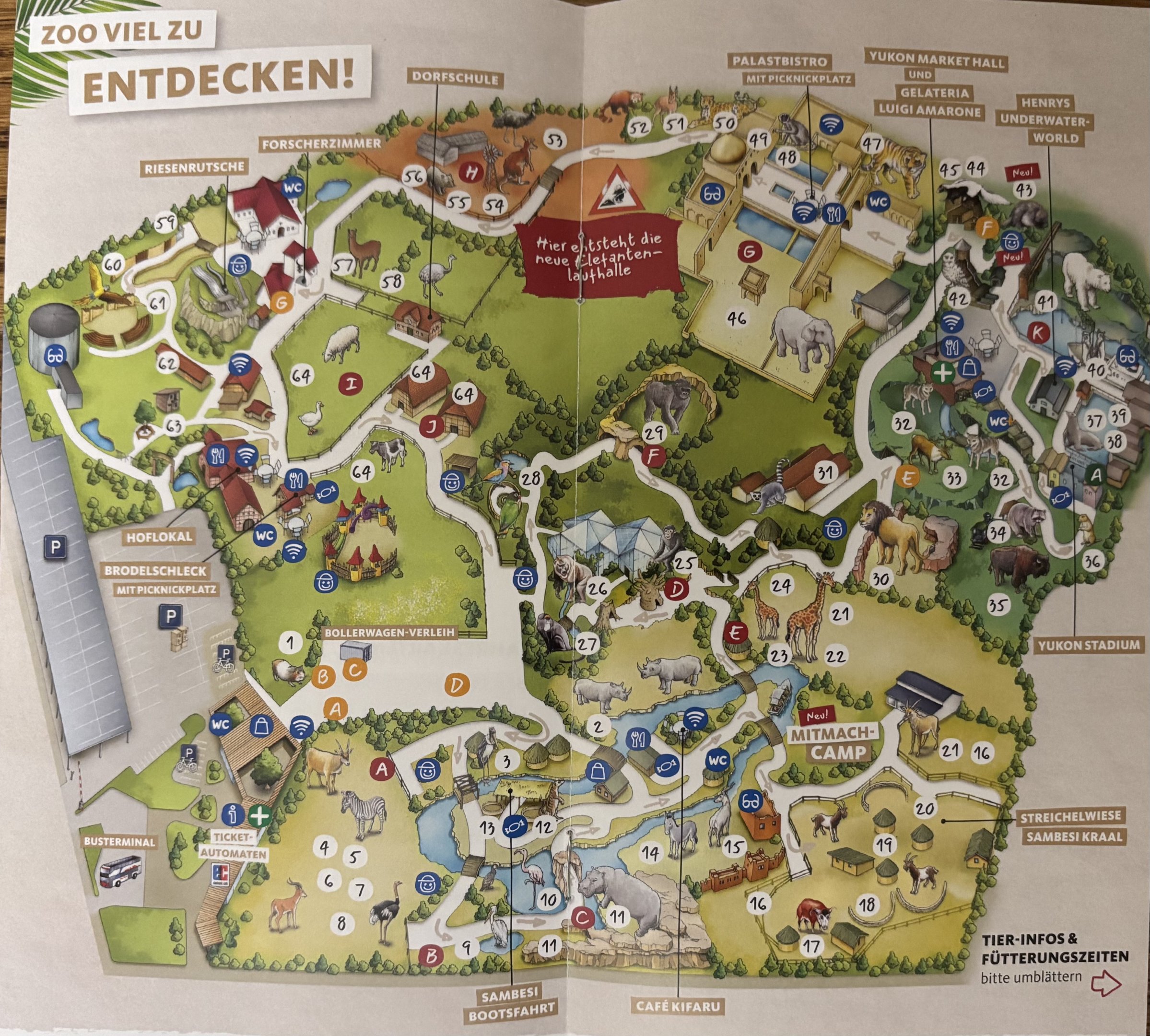 Zoo Map - March 2023