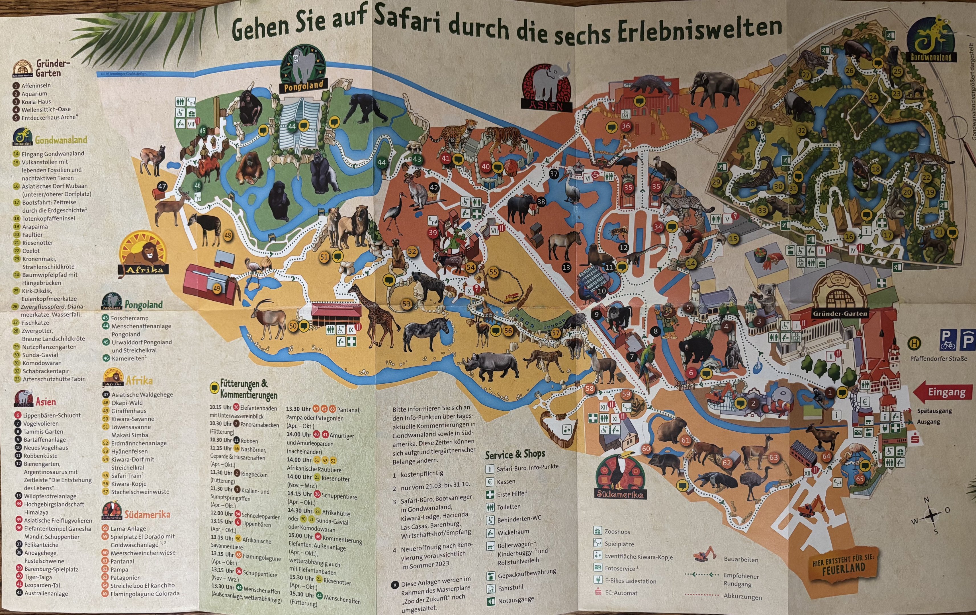 Zoo Map - March 2023