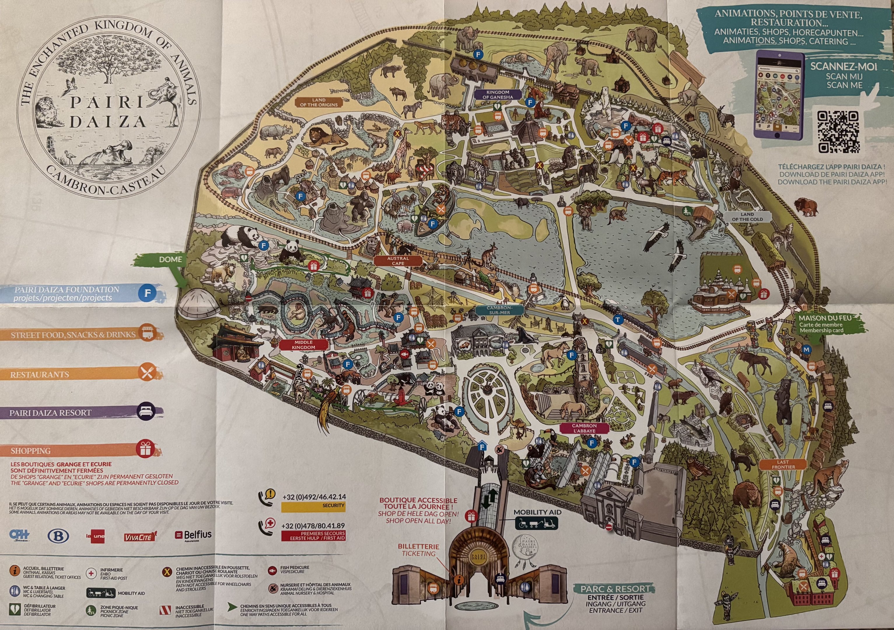 Zoo Map - March 2024