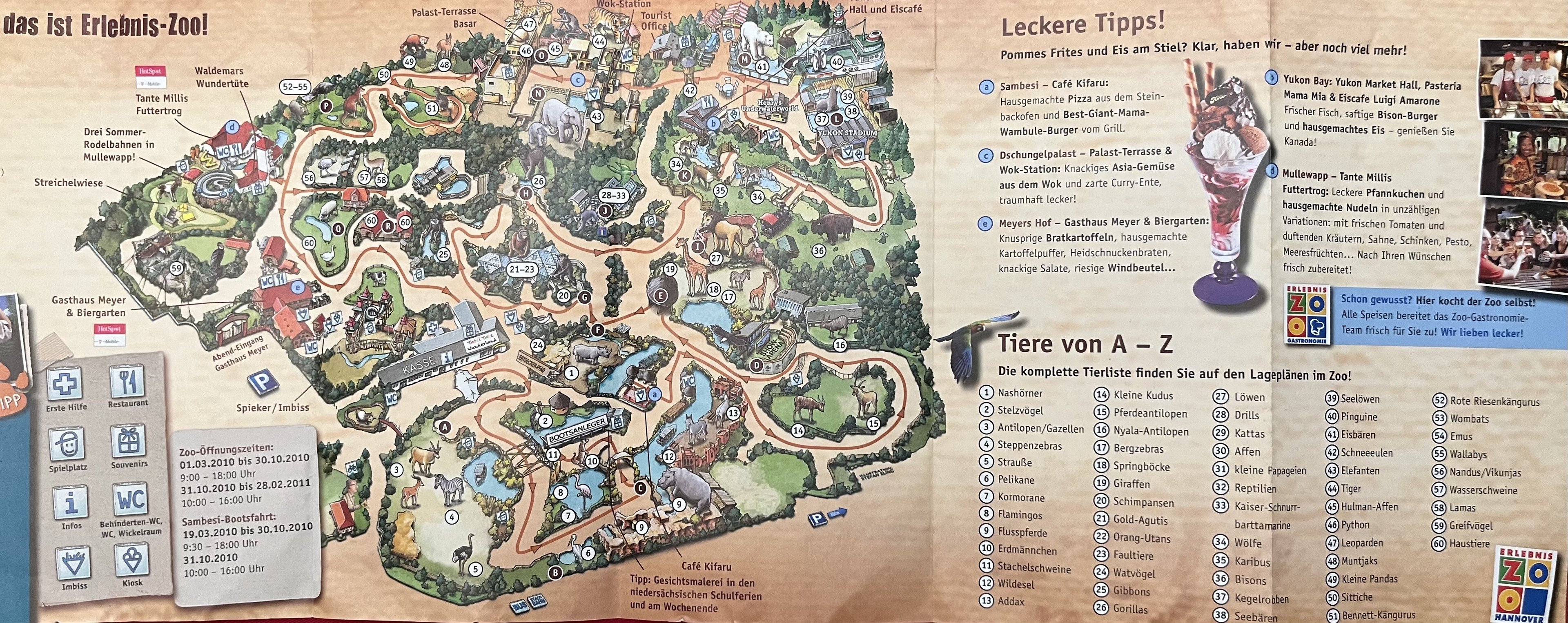 Zoo Map - May 2010