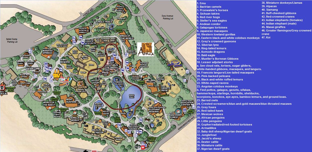 Zoo Map (modified)