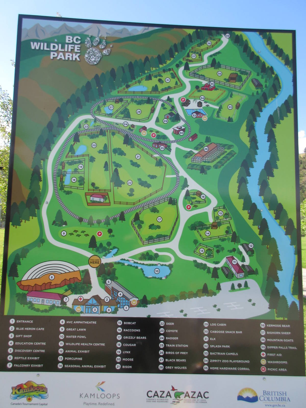 Zoo Map (New in 2015)