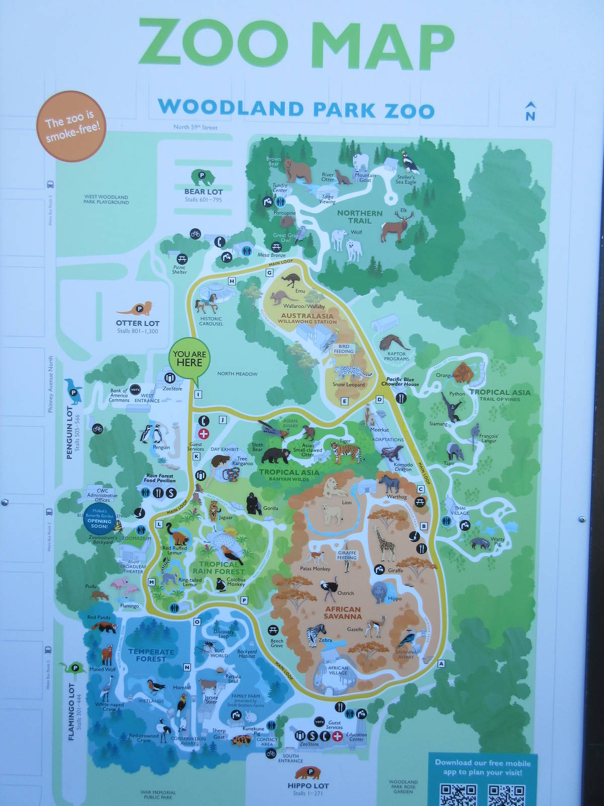 Zoo Map (New in 2016)