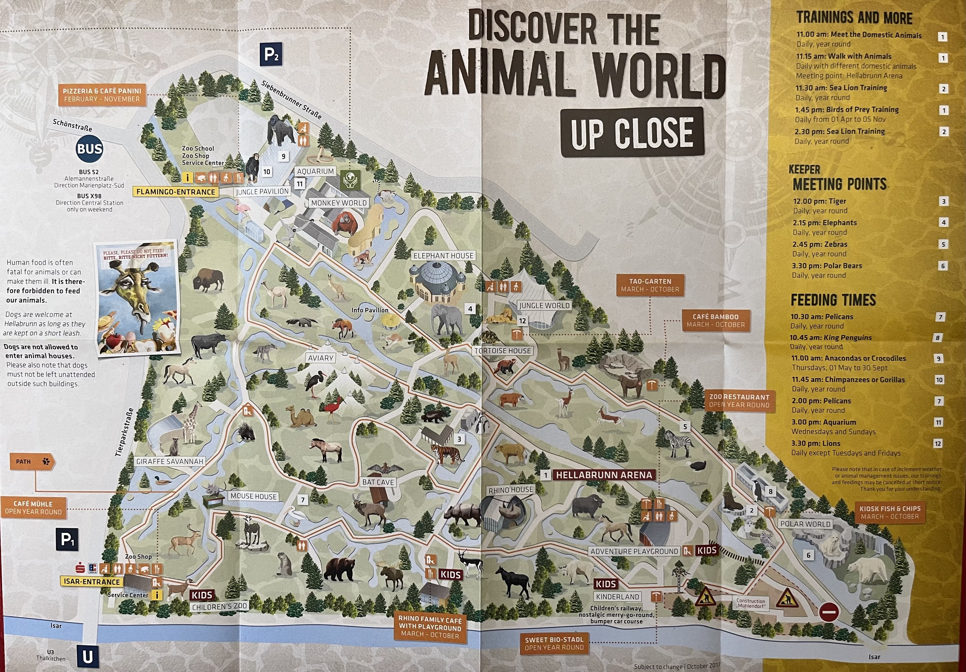 Zoo Map - October 2017