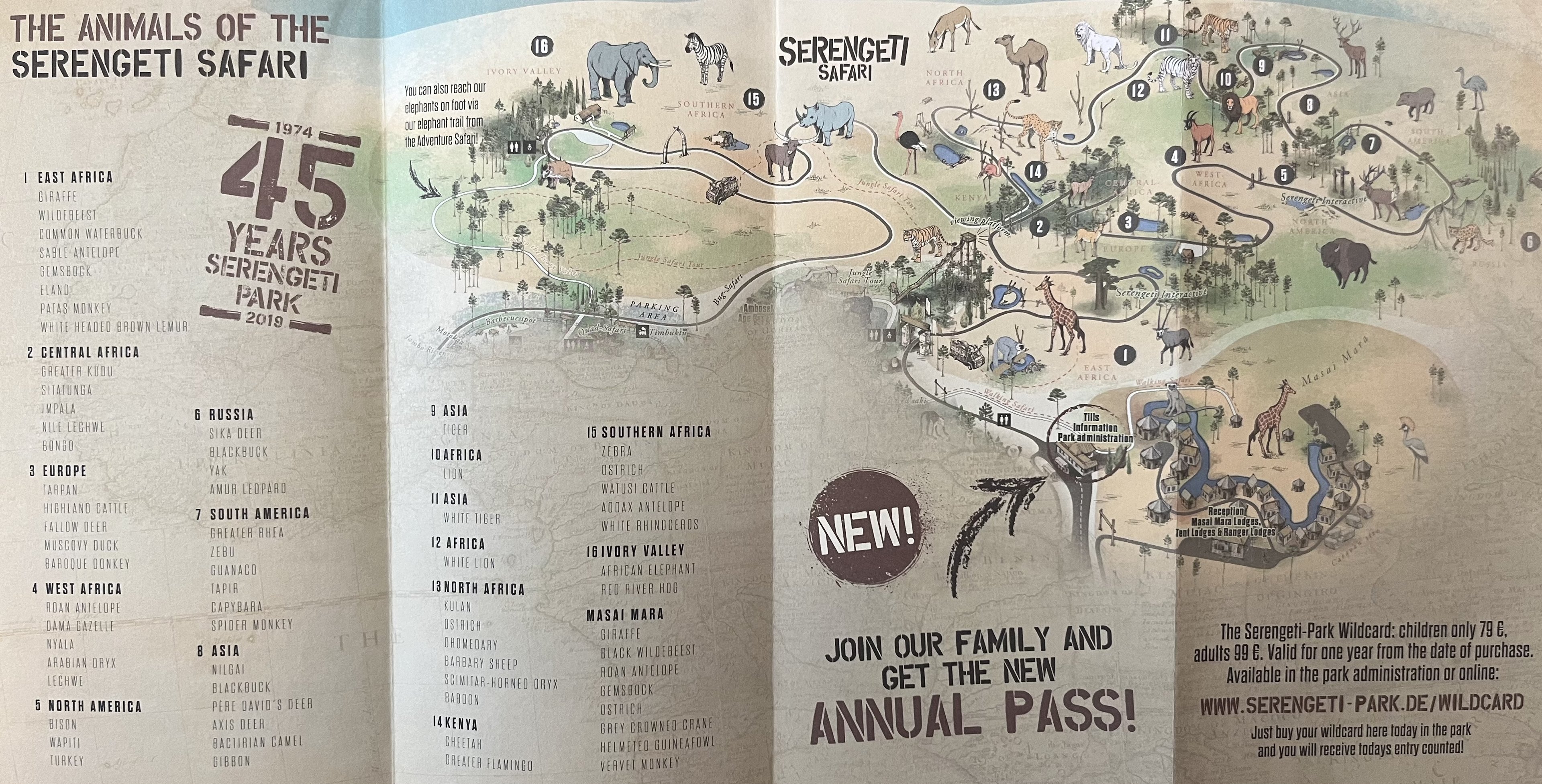 Zoo Map (Safari) - 2019