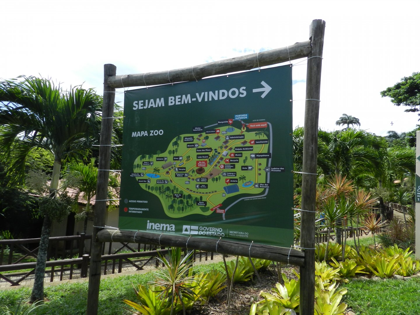 Zoo map - Salvador zoo (PZGV)