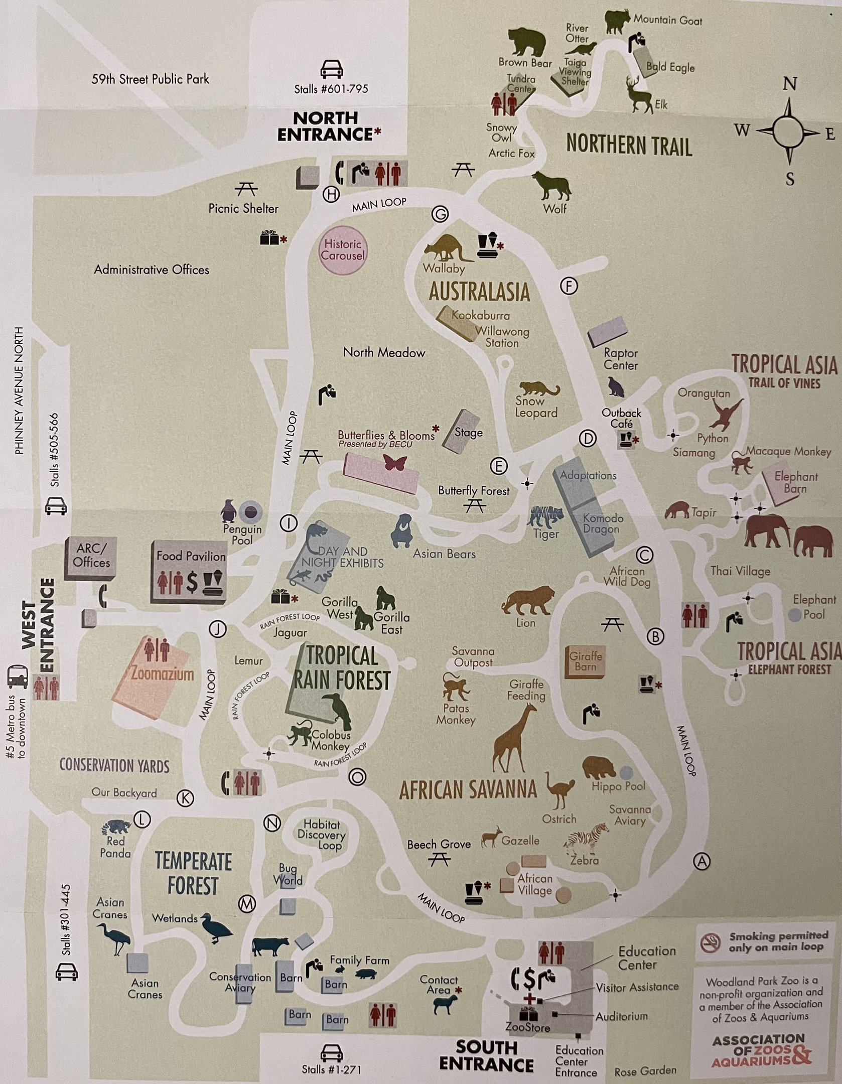 Zoo Map - Spring 2007