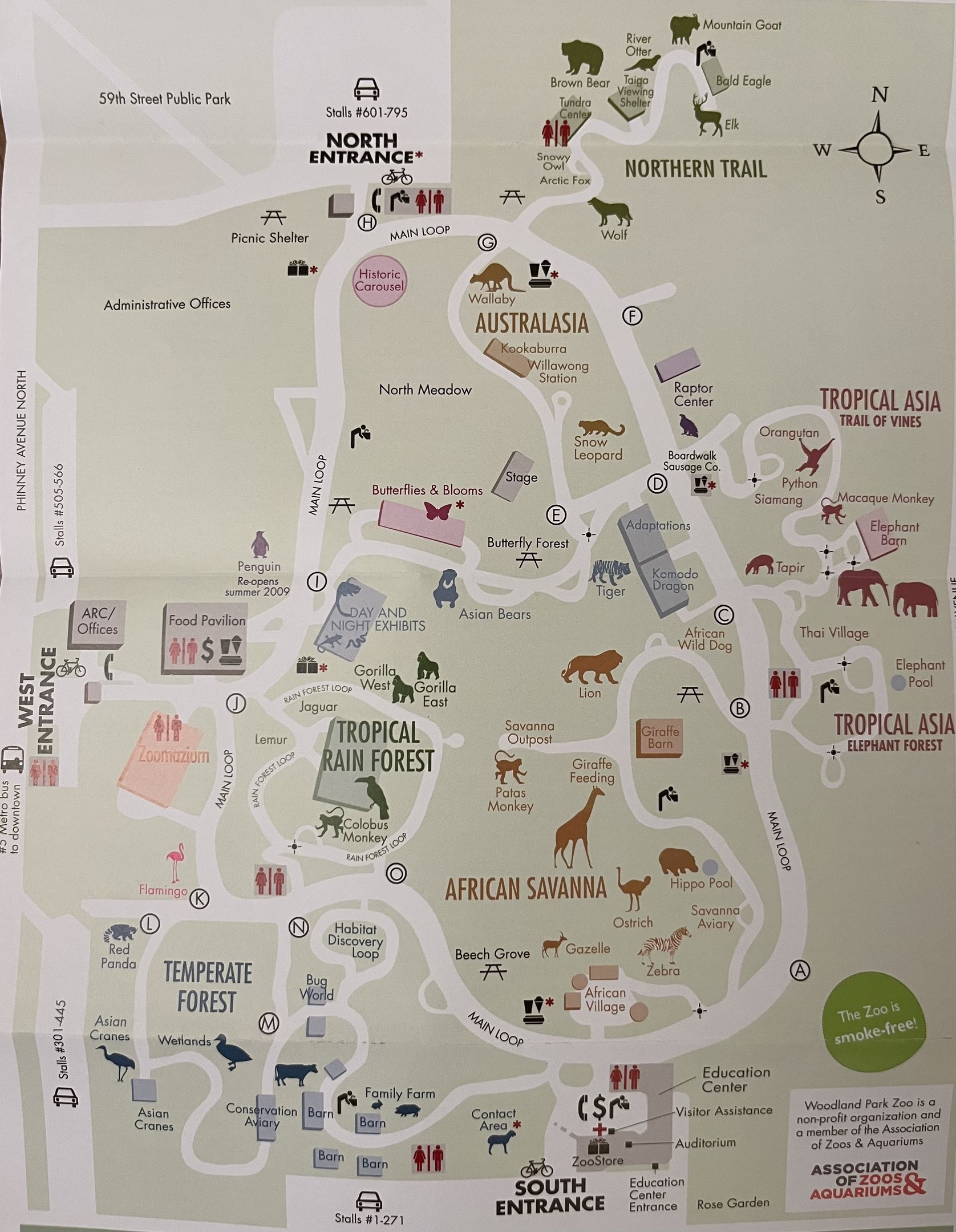 Zoo Map Spring 2008