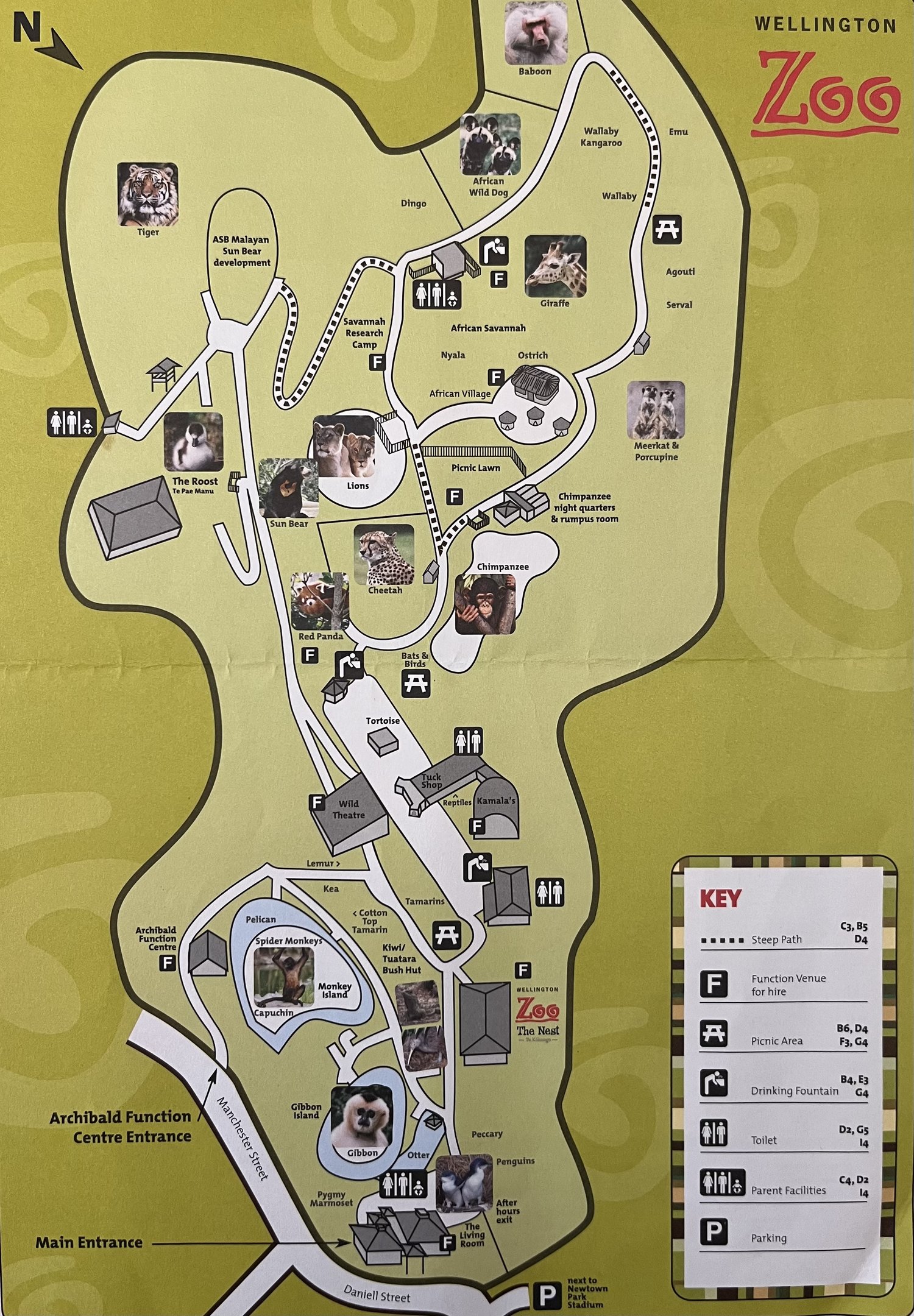 Zoo Map - Spring 2011