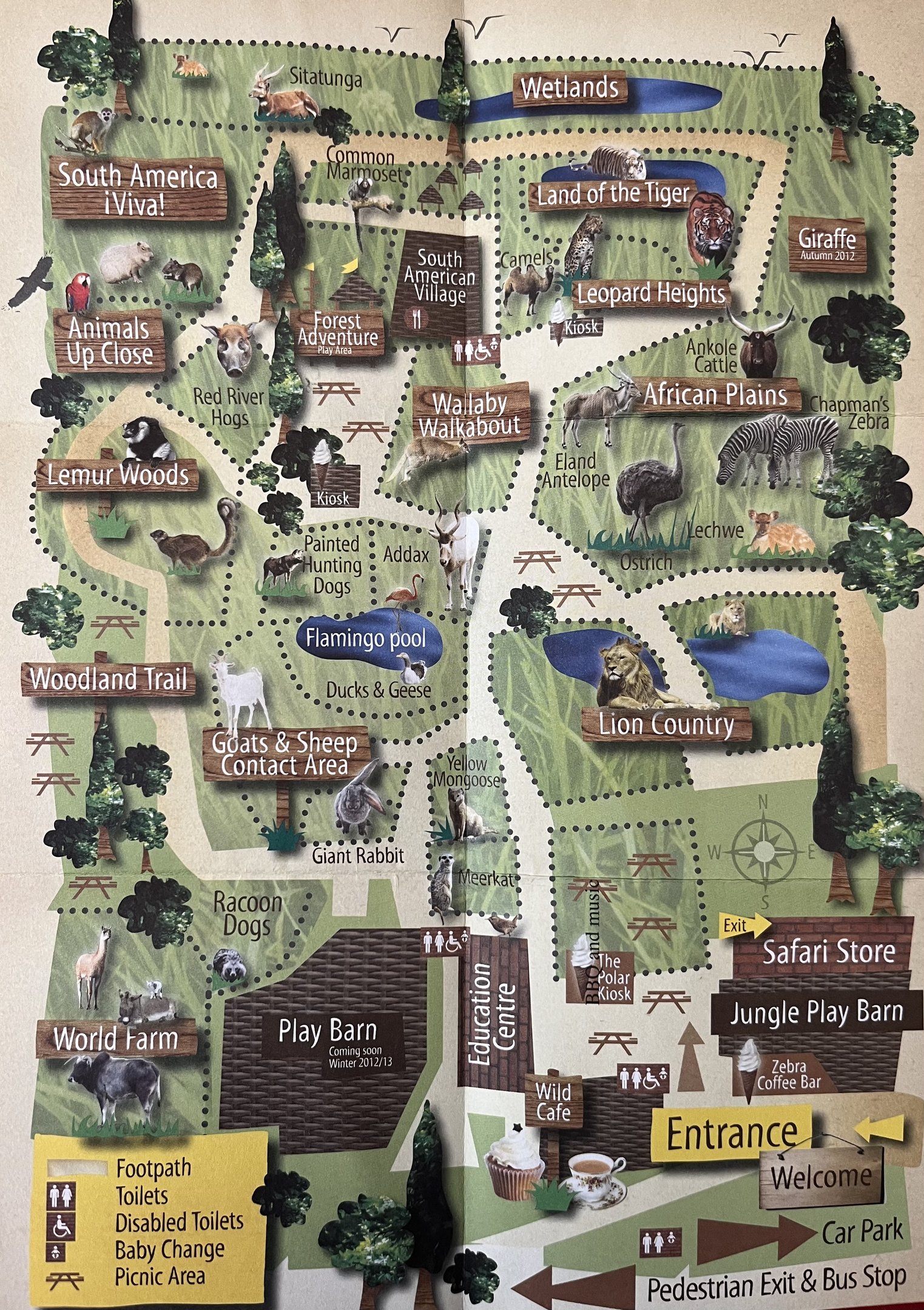 Zoo Map - Spring 2012