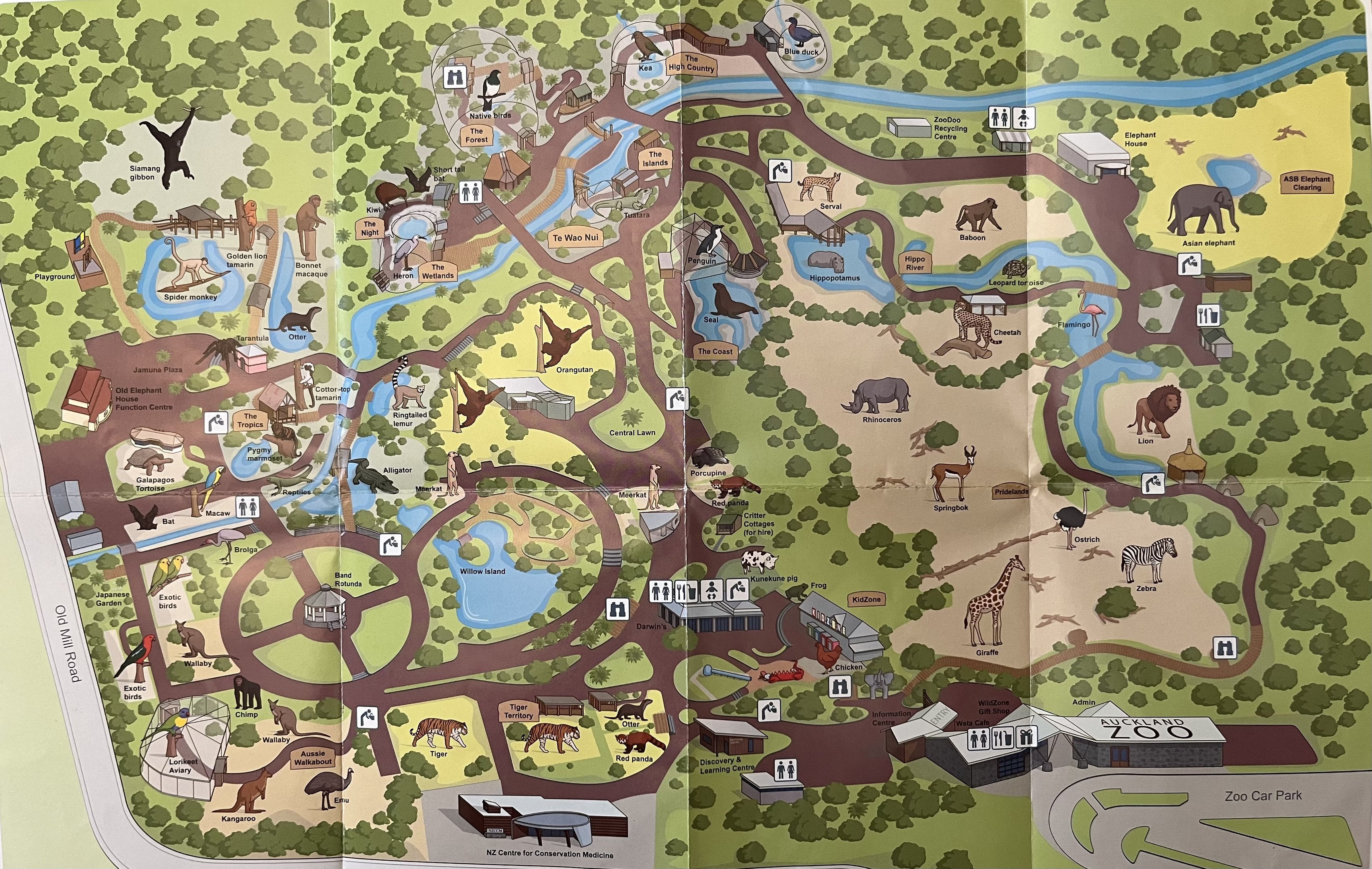 Zoo Map - Spring 2012