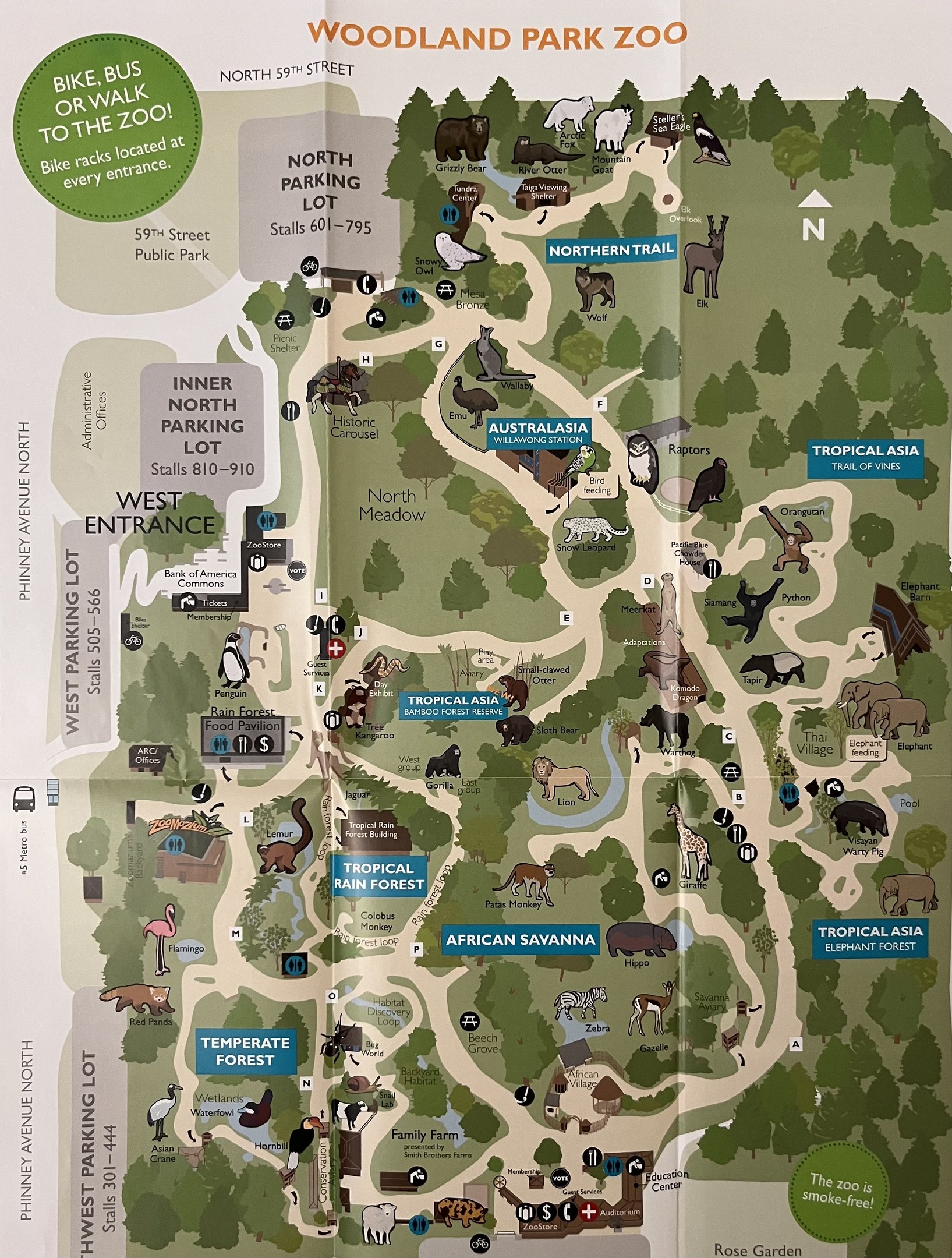 Zoo Map - Spring 2013