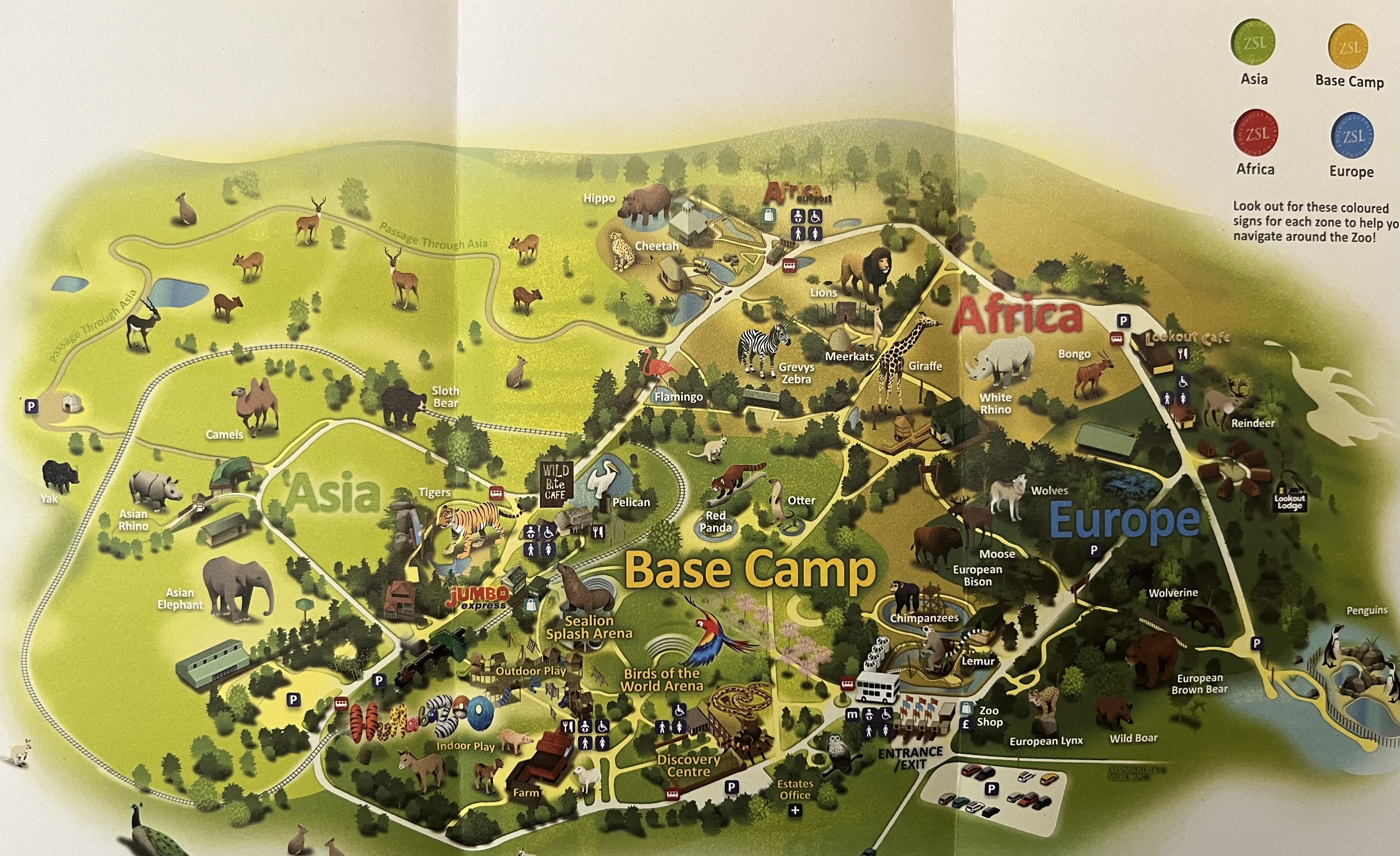 Zoo Map - Spring 2014