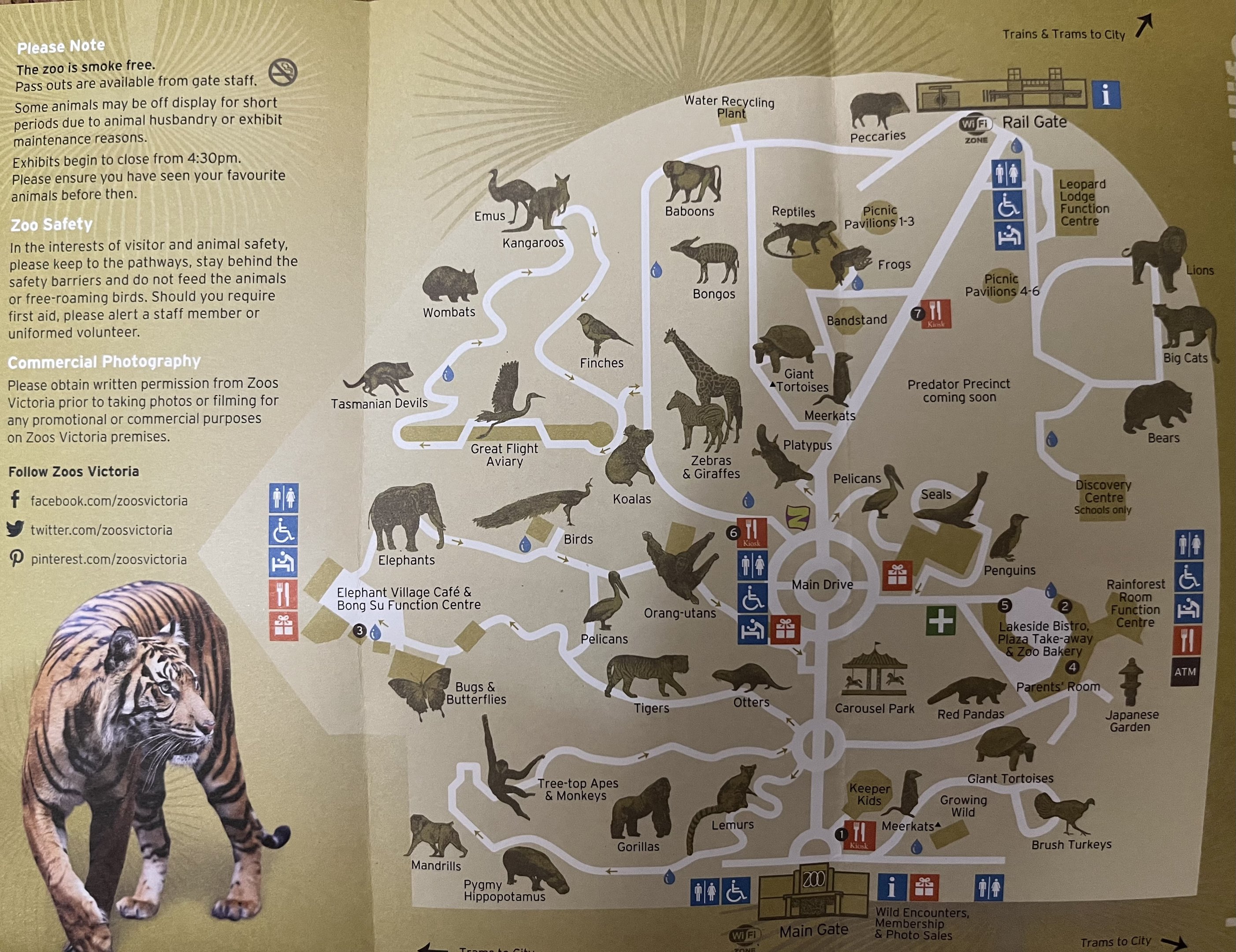 Zoo Map - Spring 2014