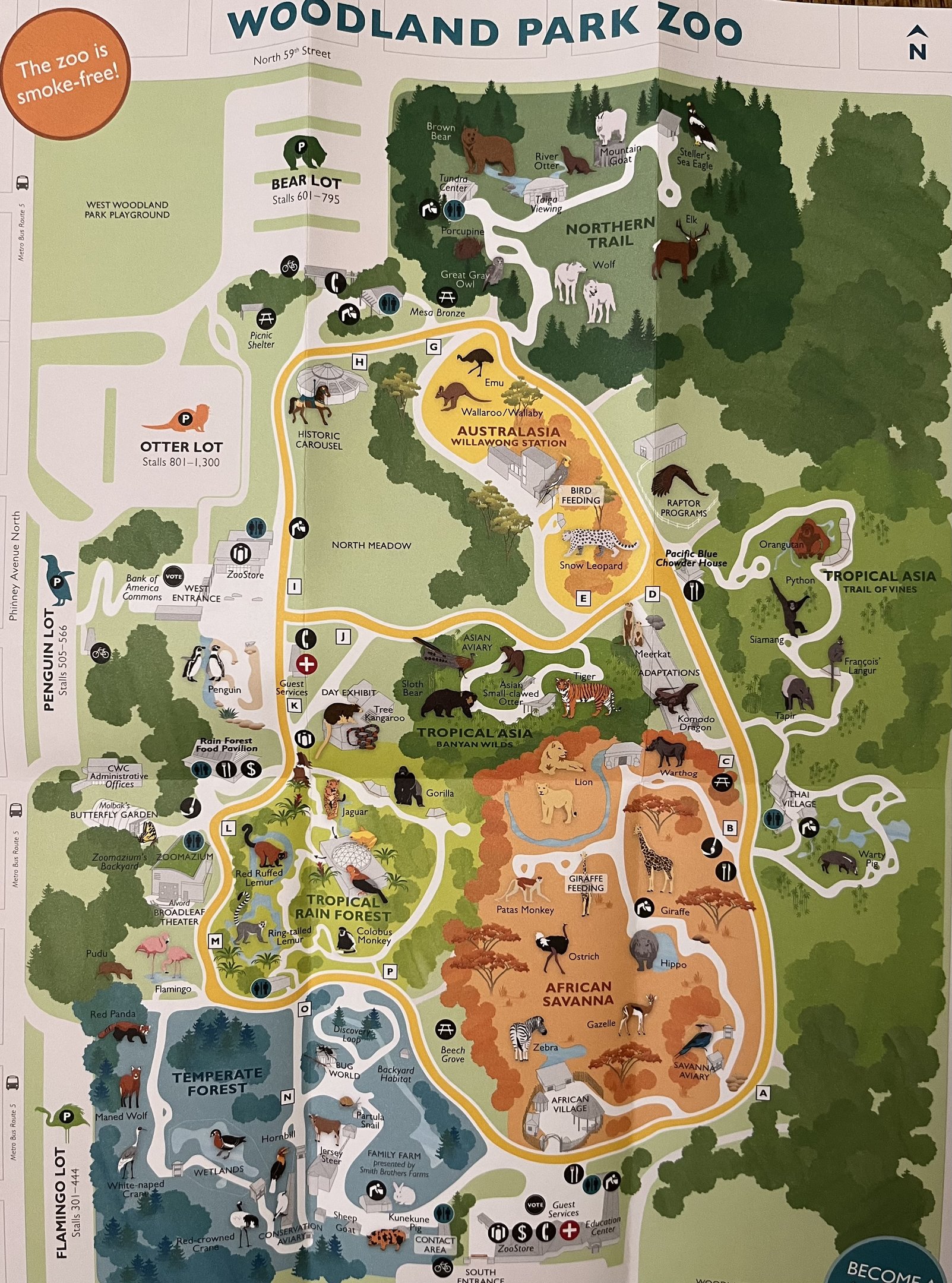 Zoo Map - Spring 2016