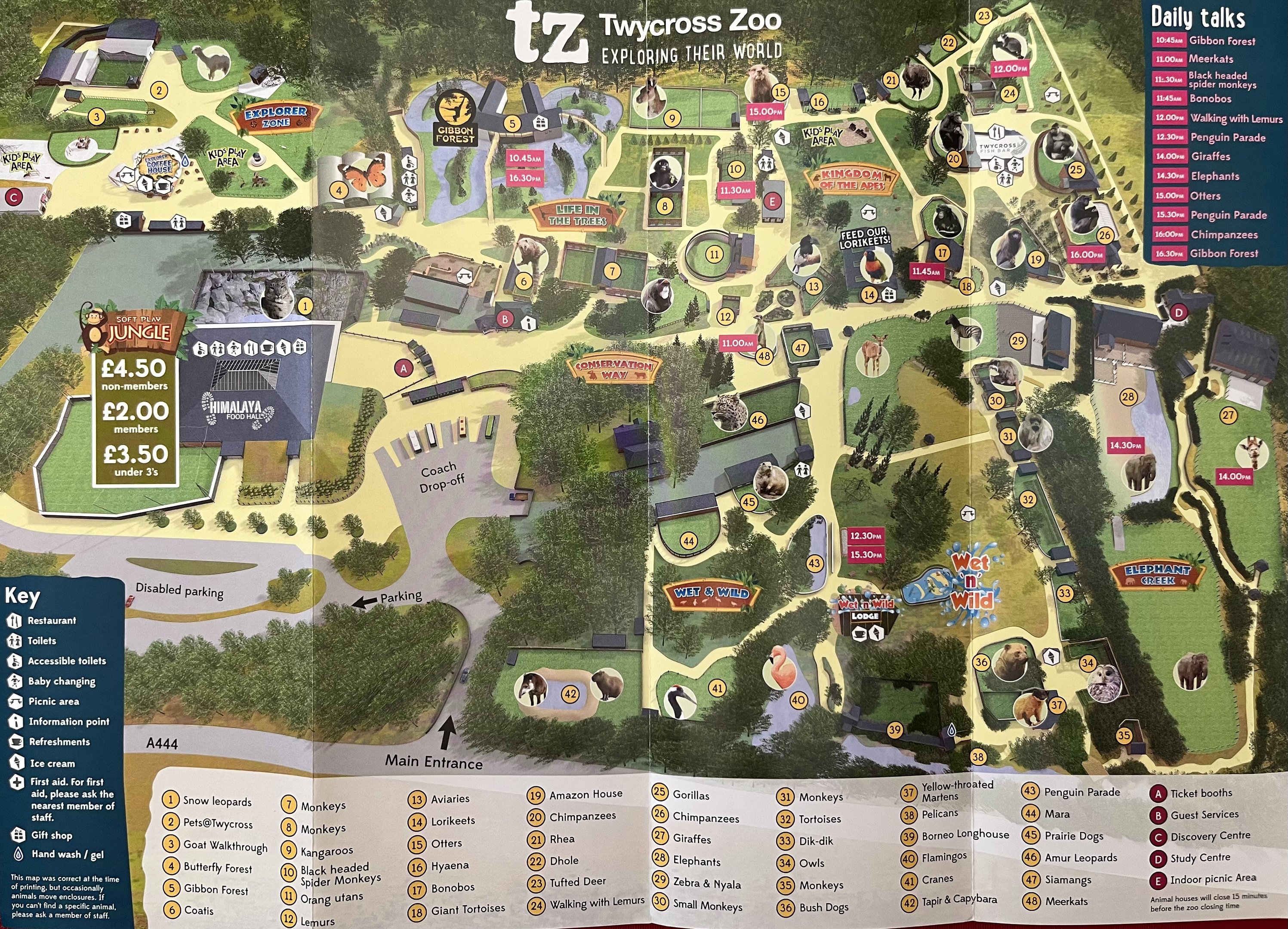 Zoo Map - Spring 2016