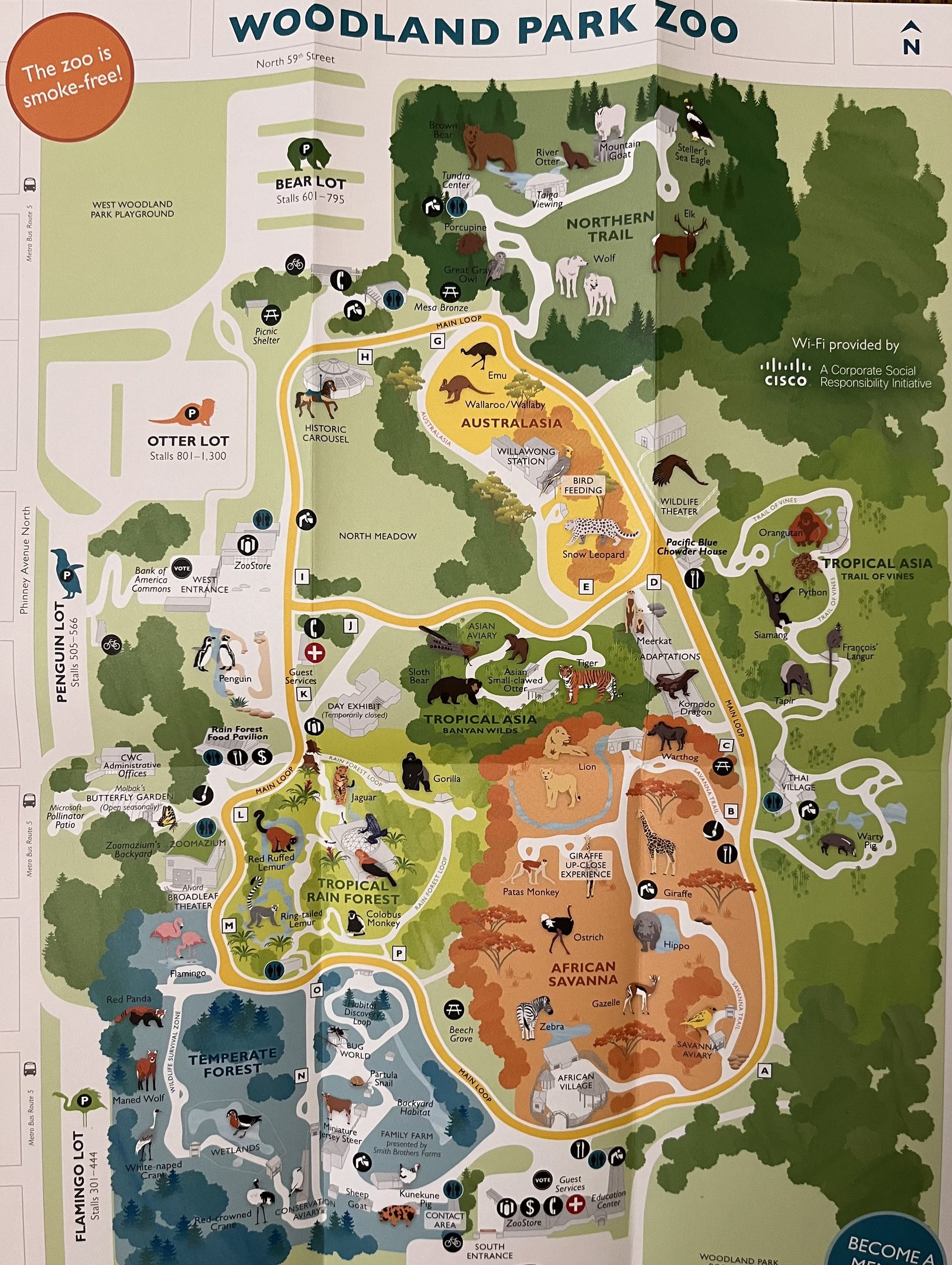 Zoo Map - Spring 2017