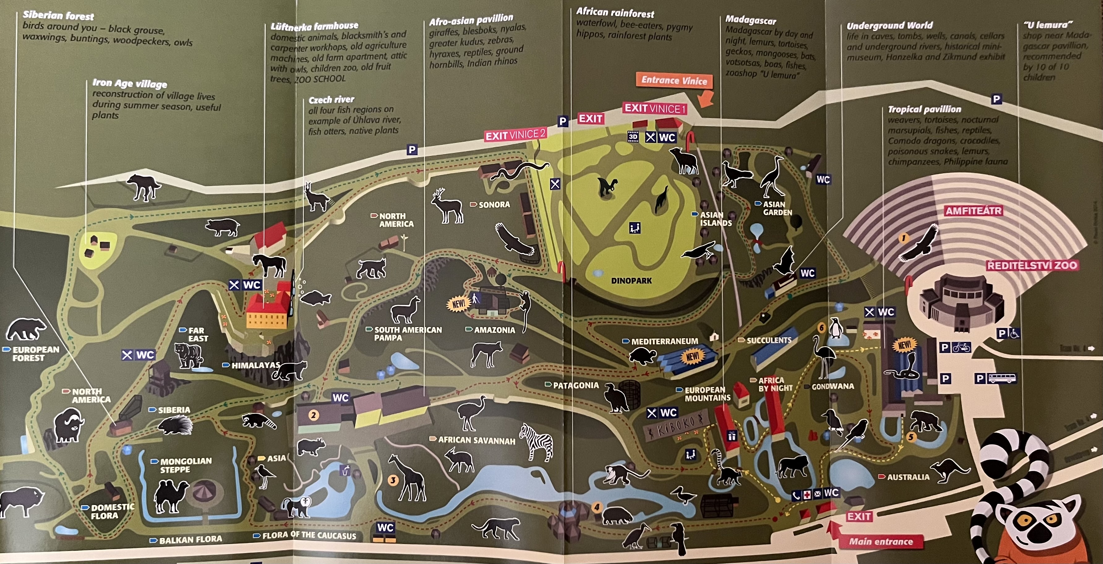 Zoo Map - Spring 2017