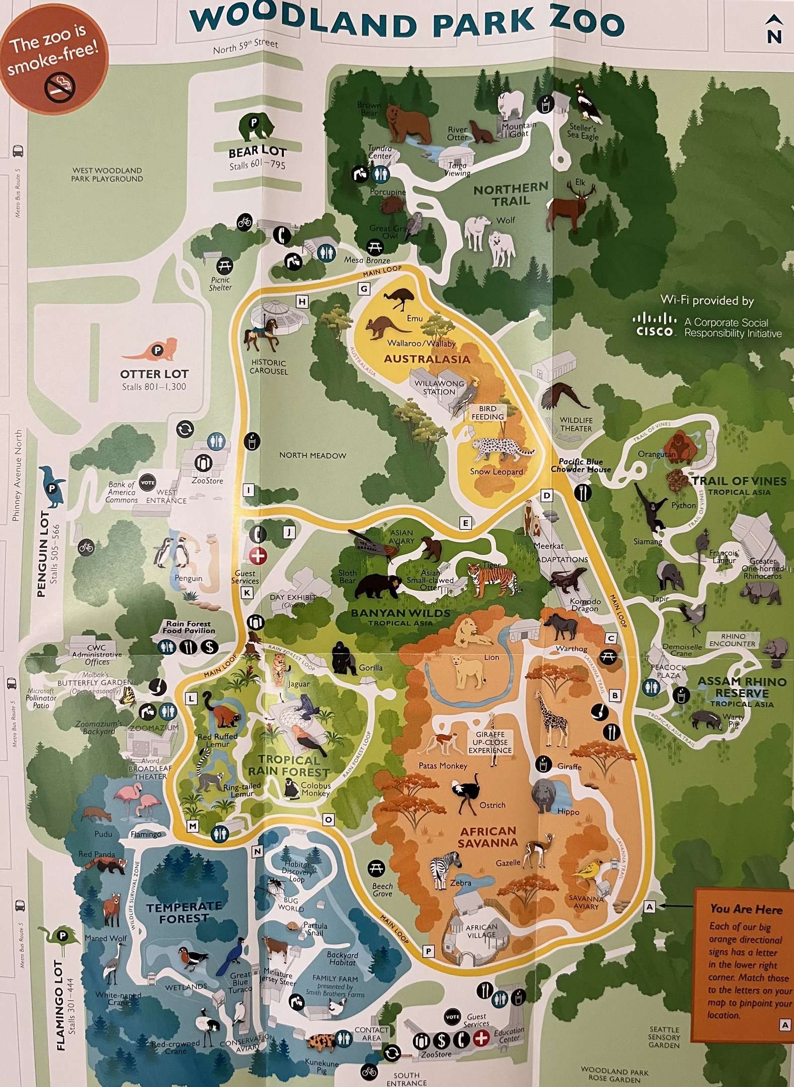 Zoo Map - Spring 2018