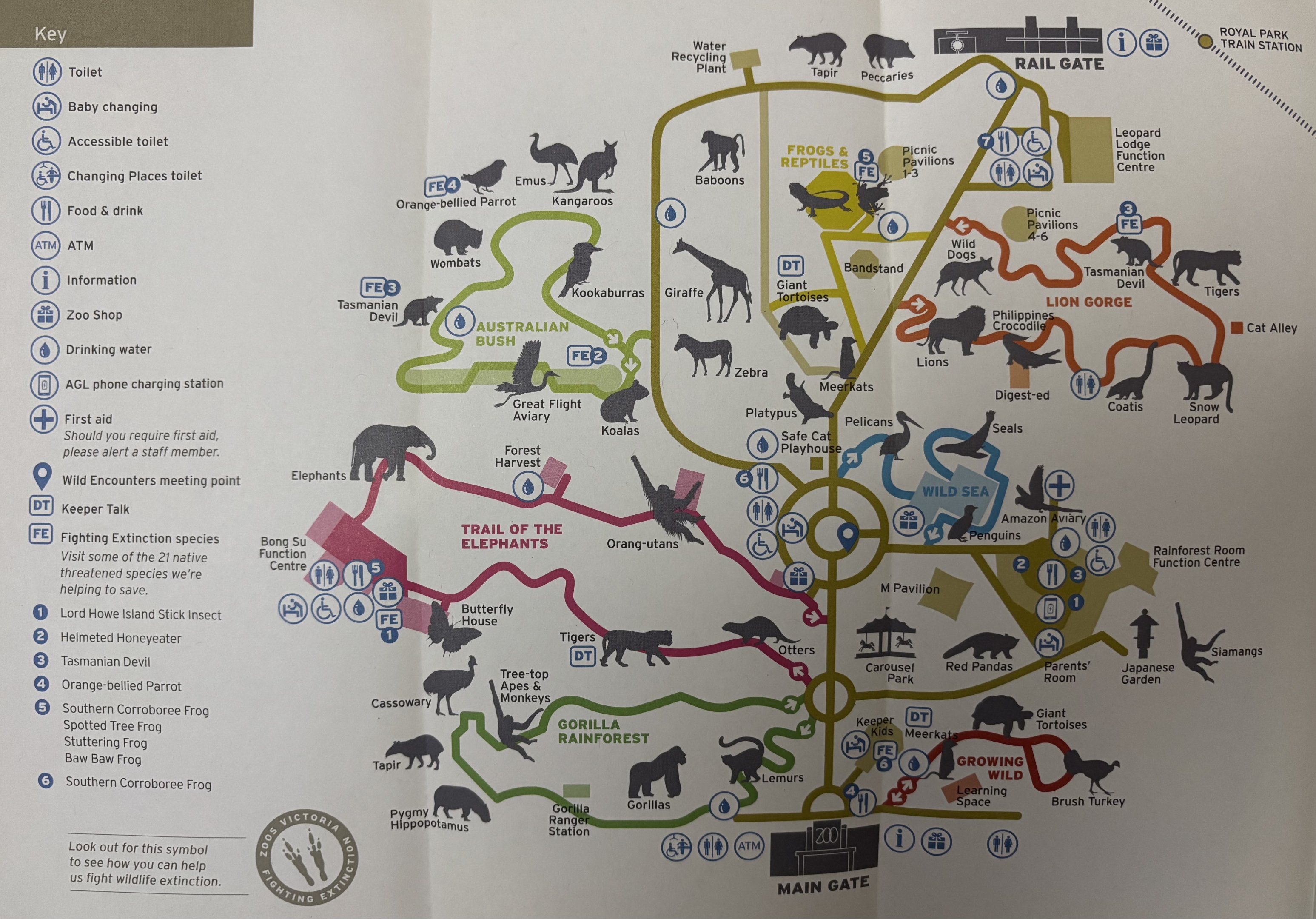 Zoo Map - Spring 2018