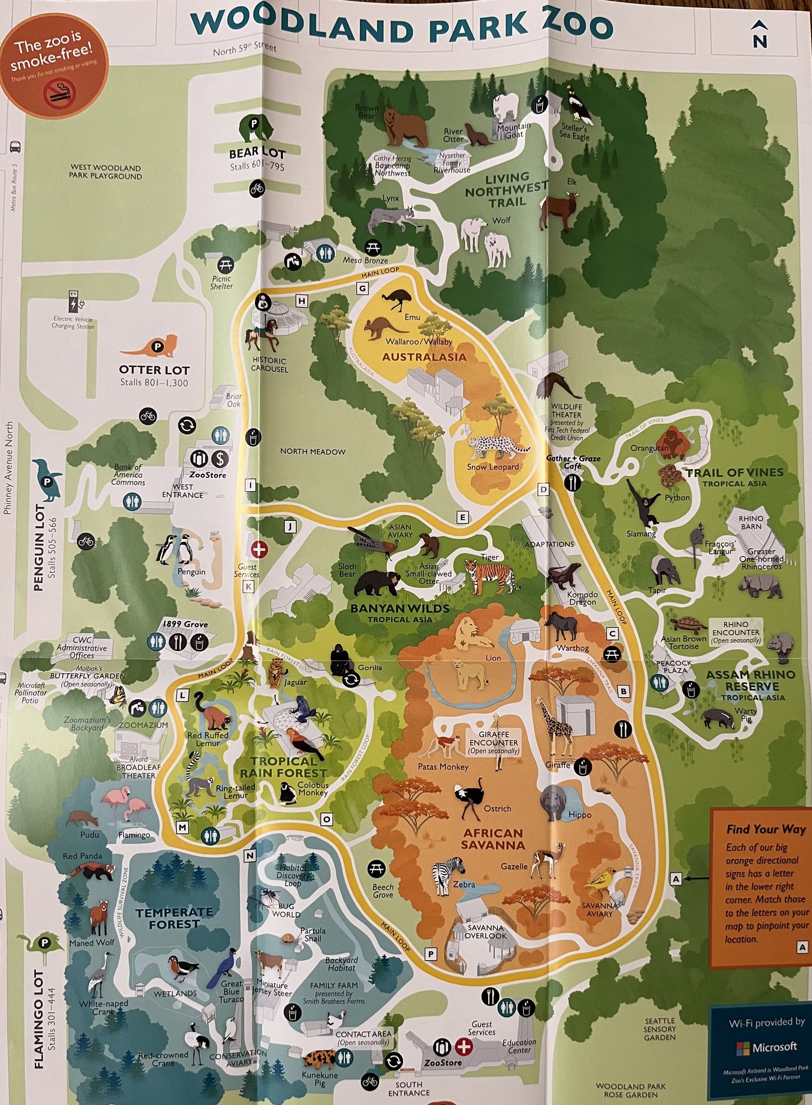 Zoo Map - Spring 2023