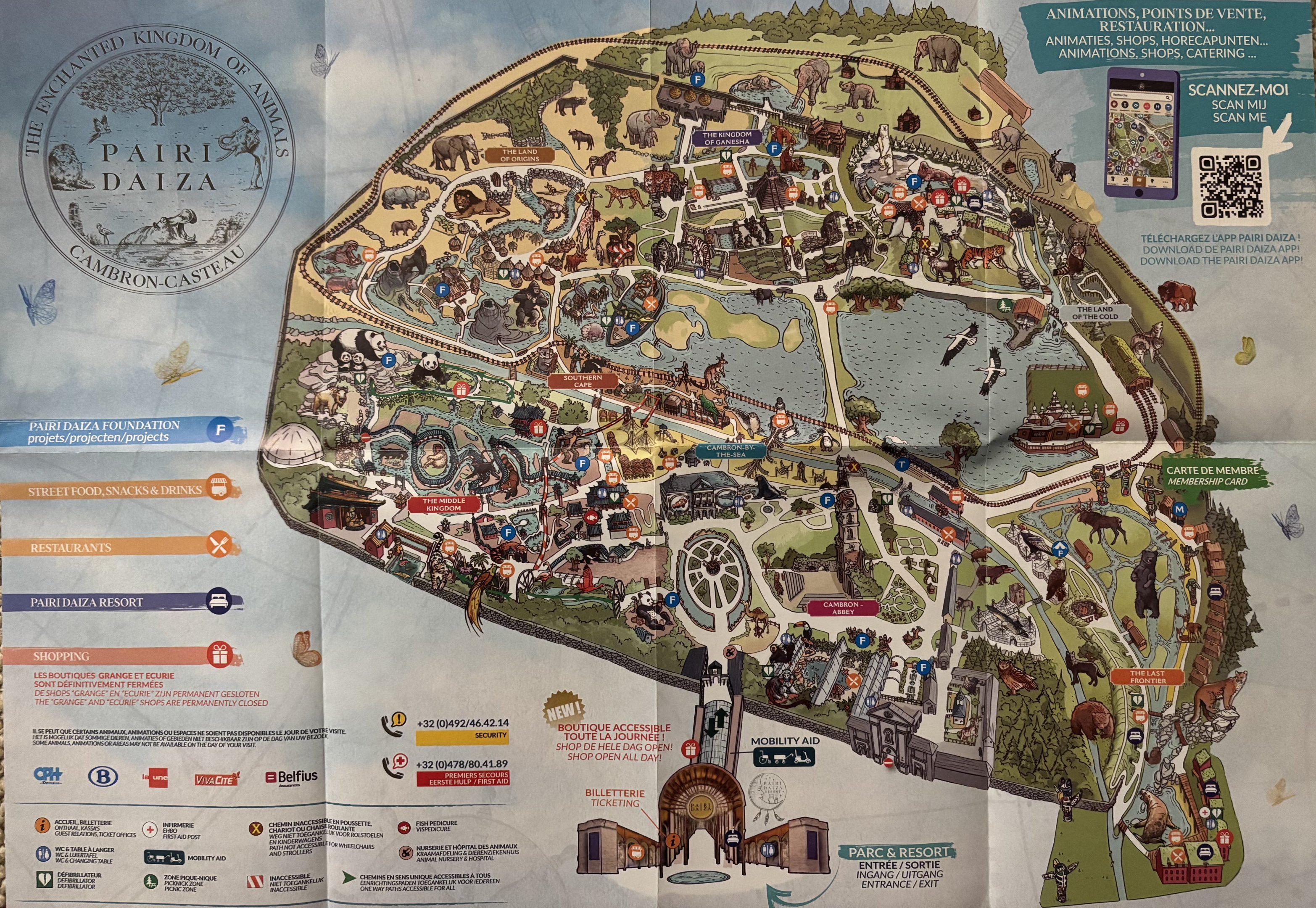 Zoo Map - Spring/Summer 2023
