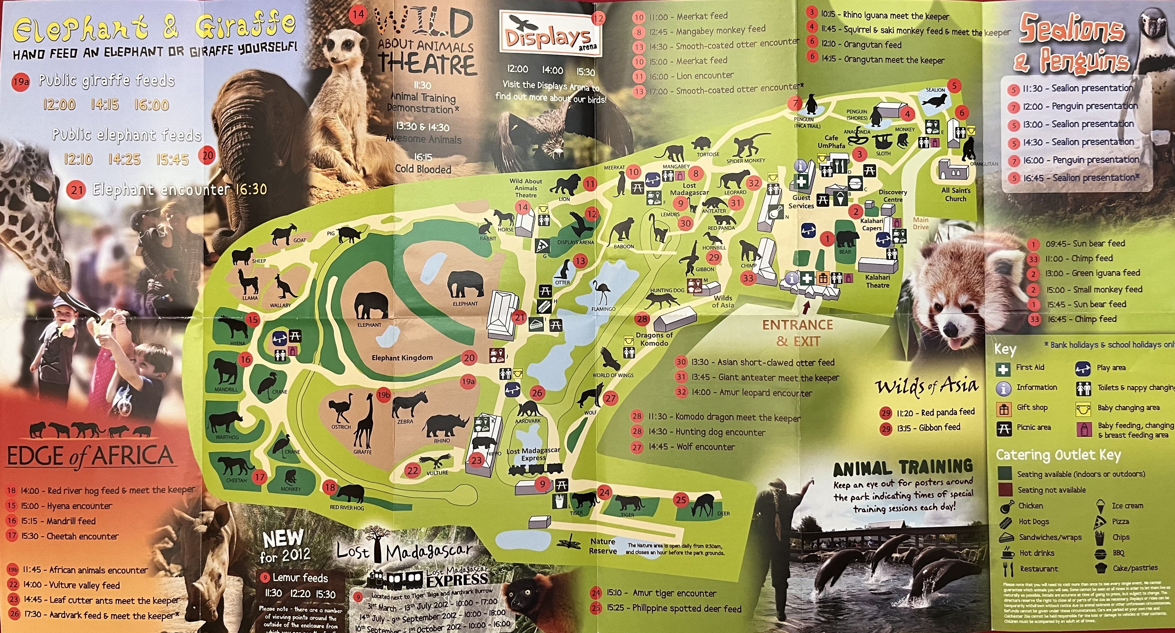 Zoo Map - Summer 2012