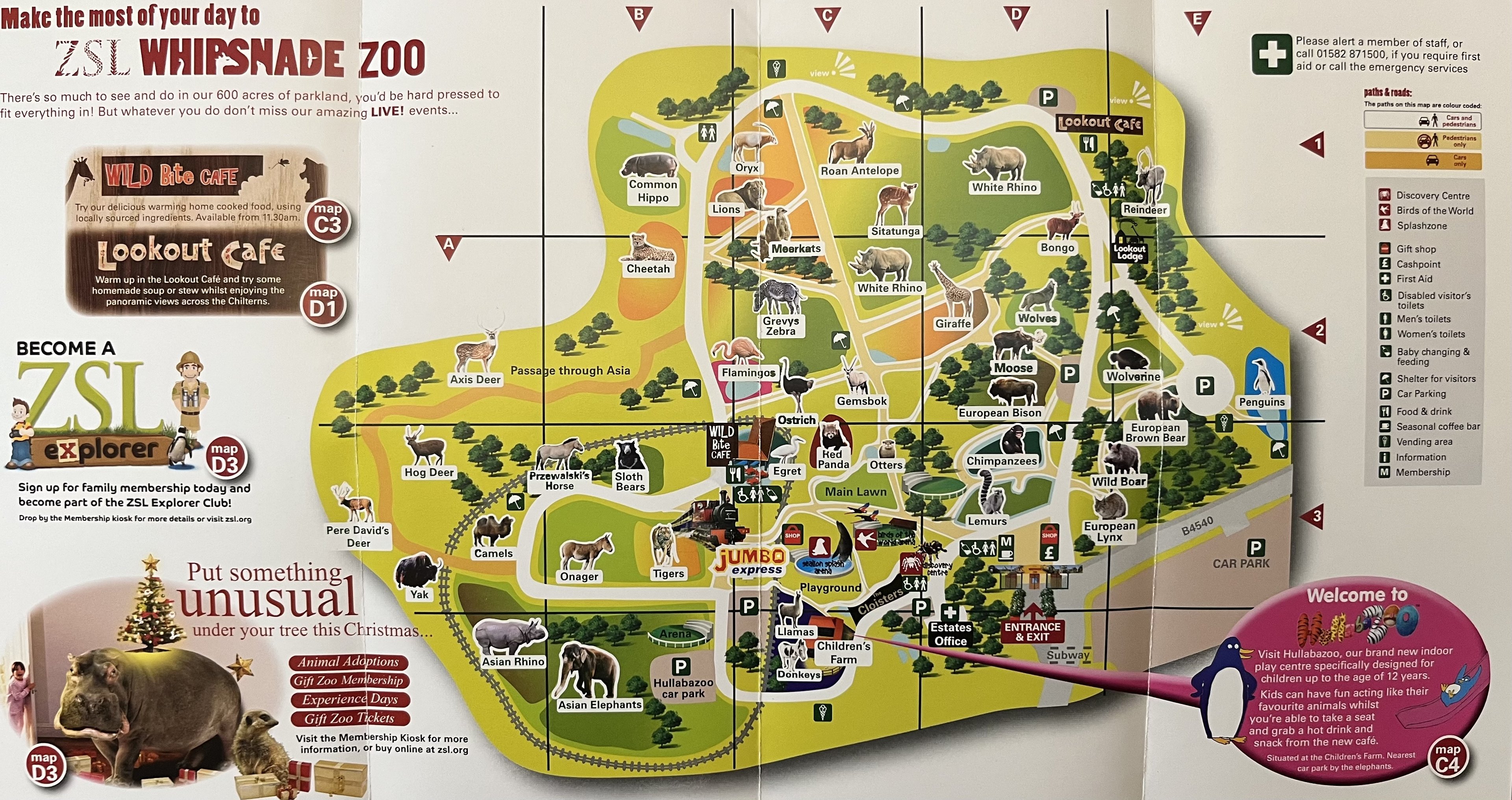 Zoo Map - Summer 2012