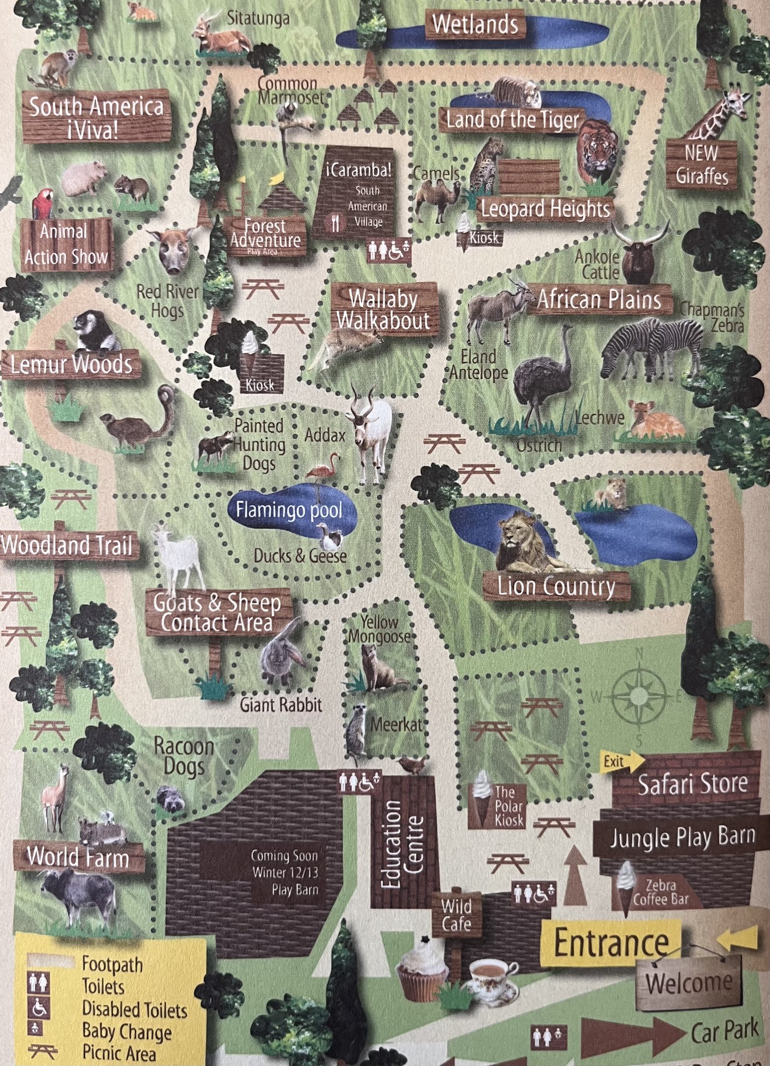 Zoo Map - Summer 2012