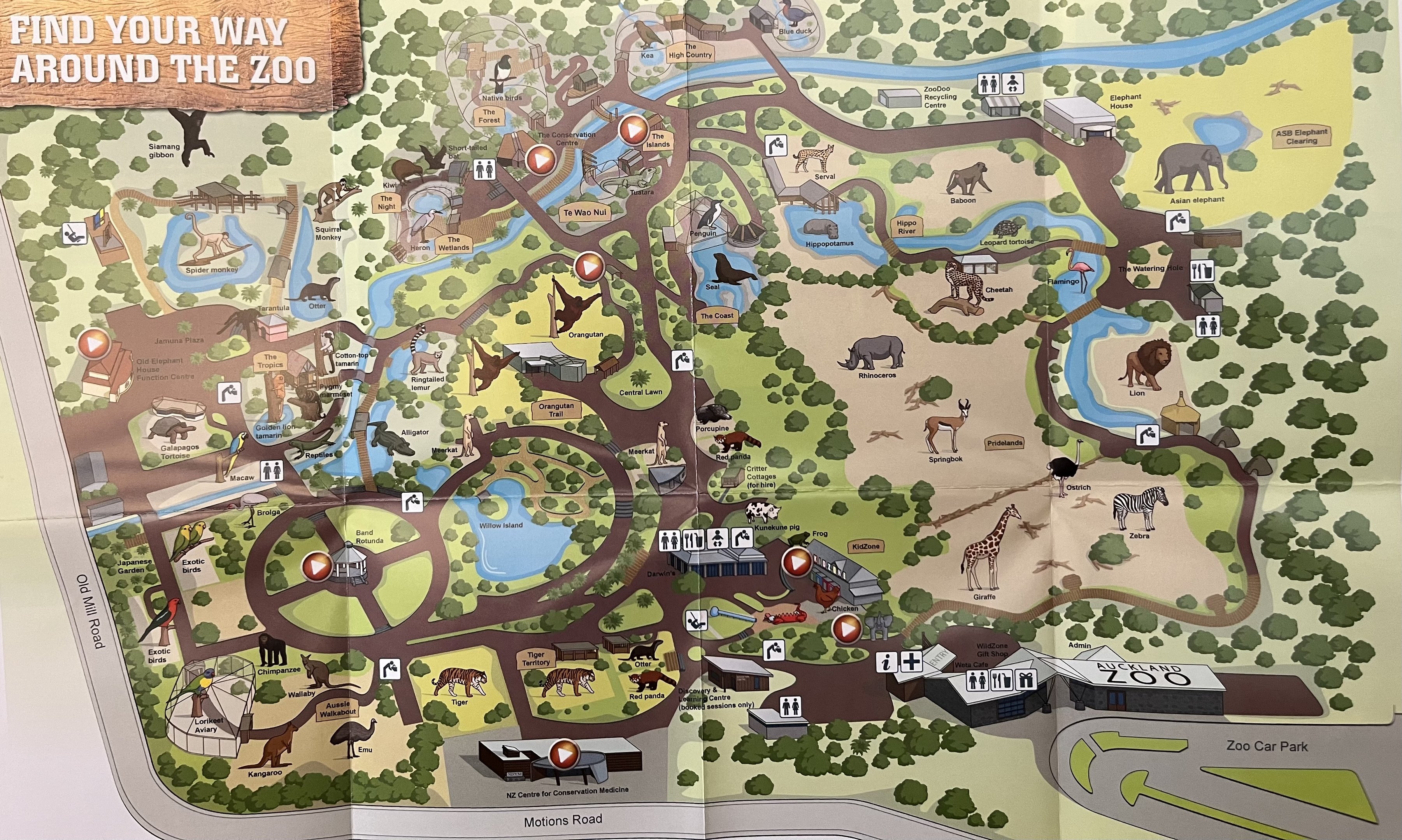 Zoo Map - Summer 2012