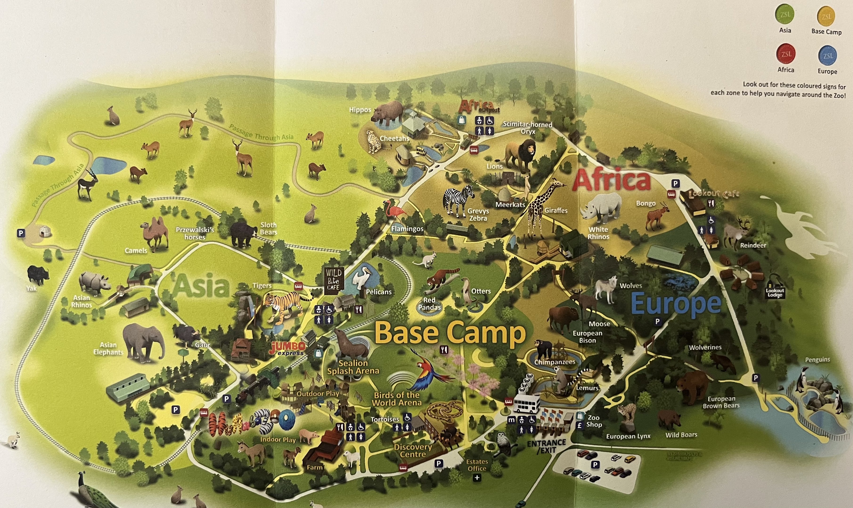 Zoo Map - Summer 2014
