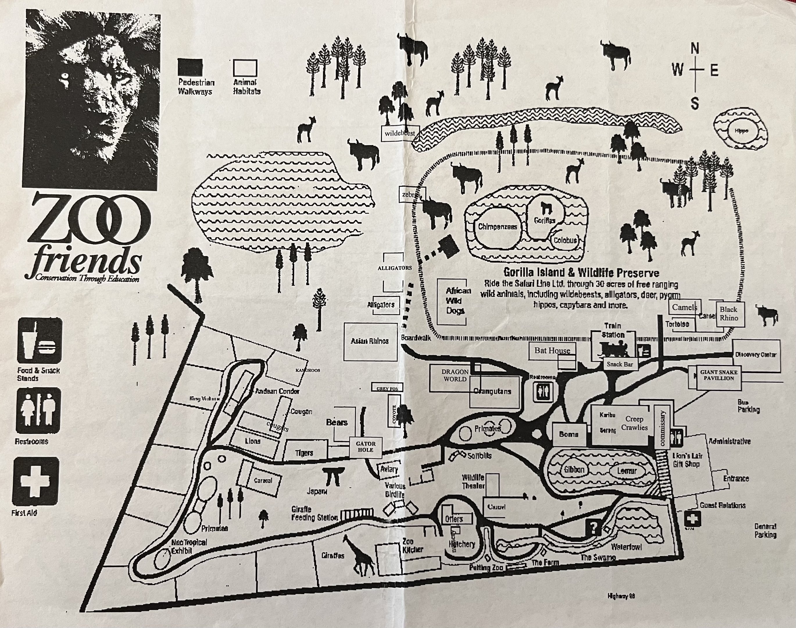 Zoo Map - undated