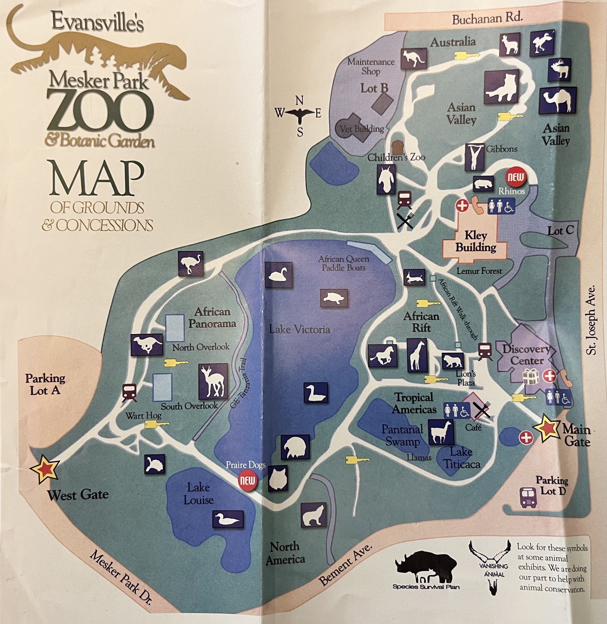 Zoo Map - undated