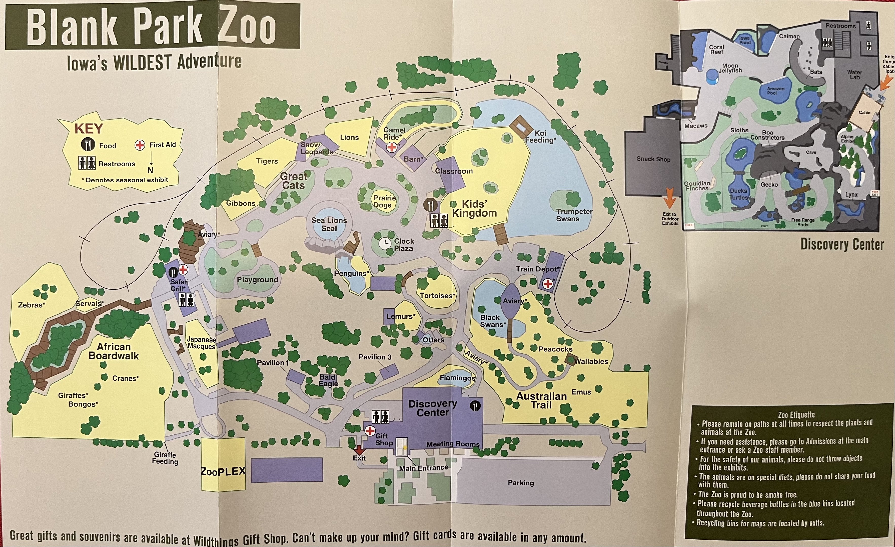 Zoo Map - undated