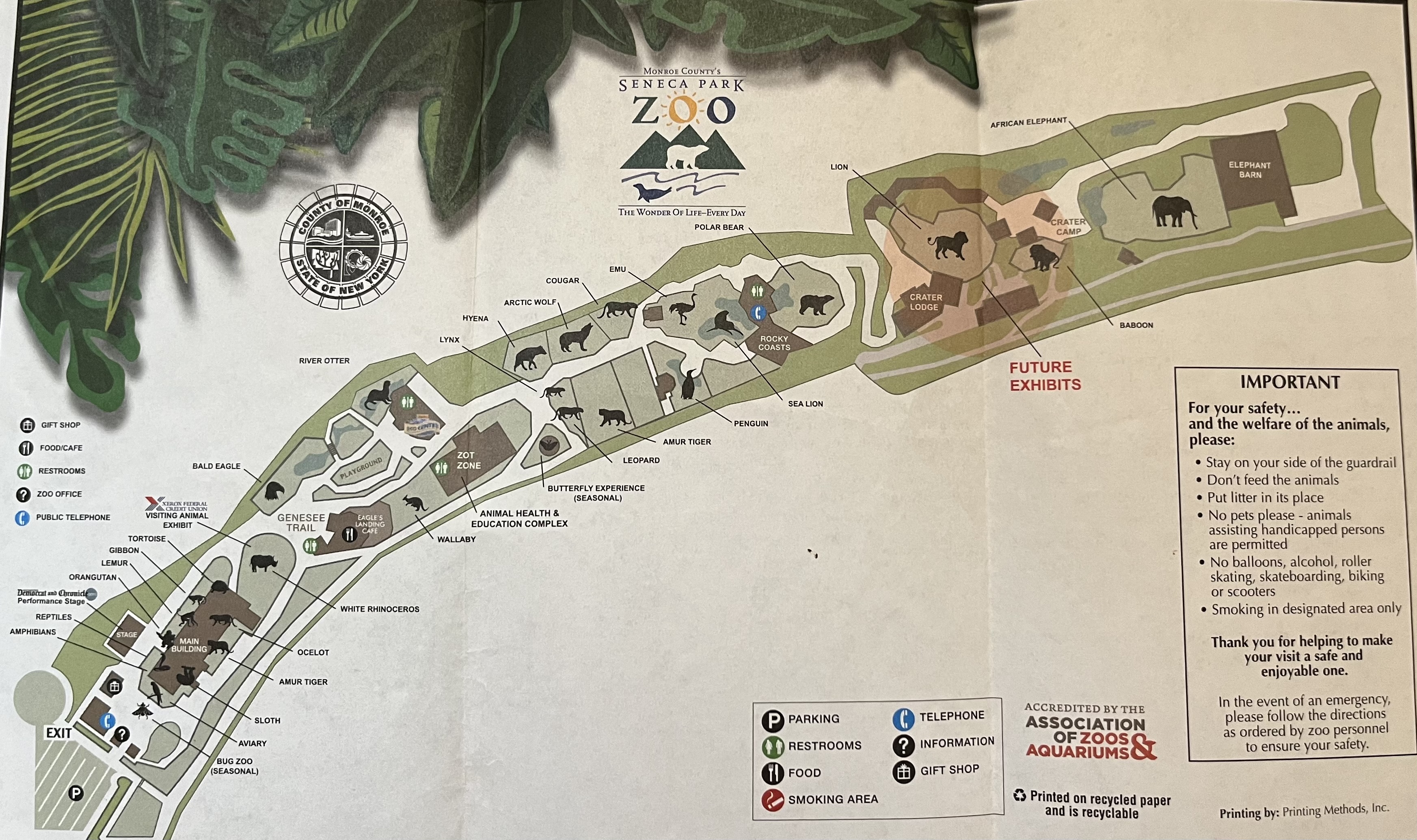 Zoo Map - undated