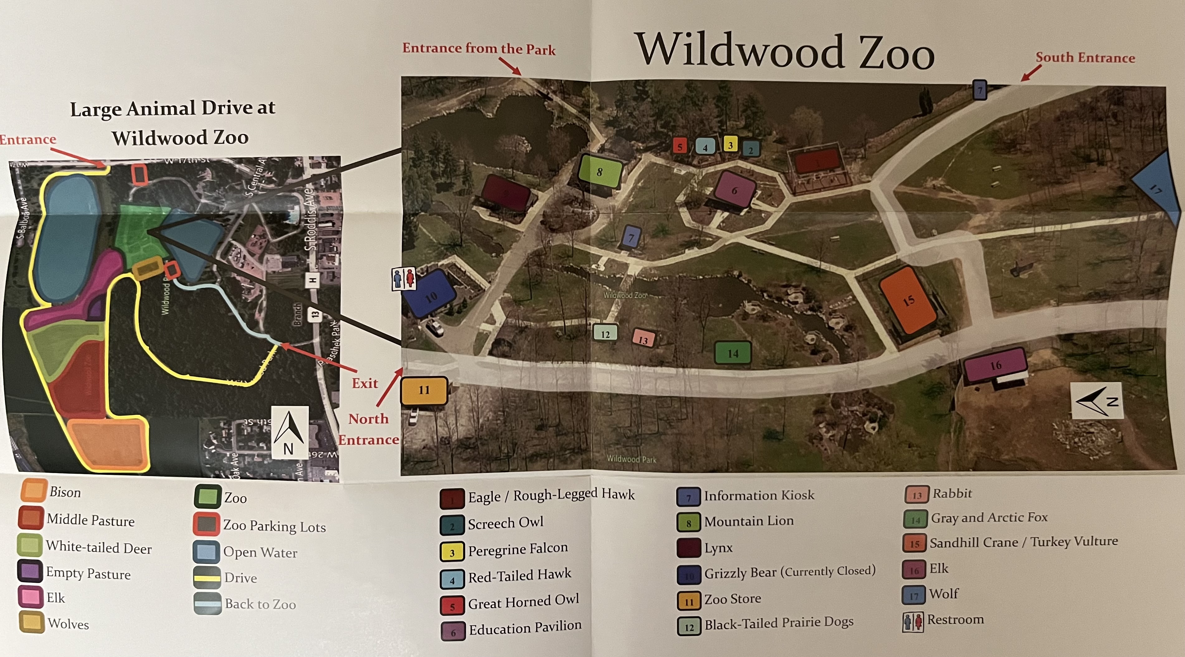 Zoo Map - undated