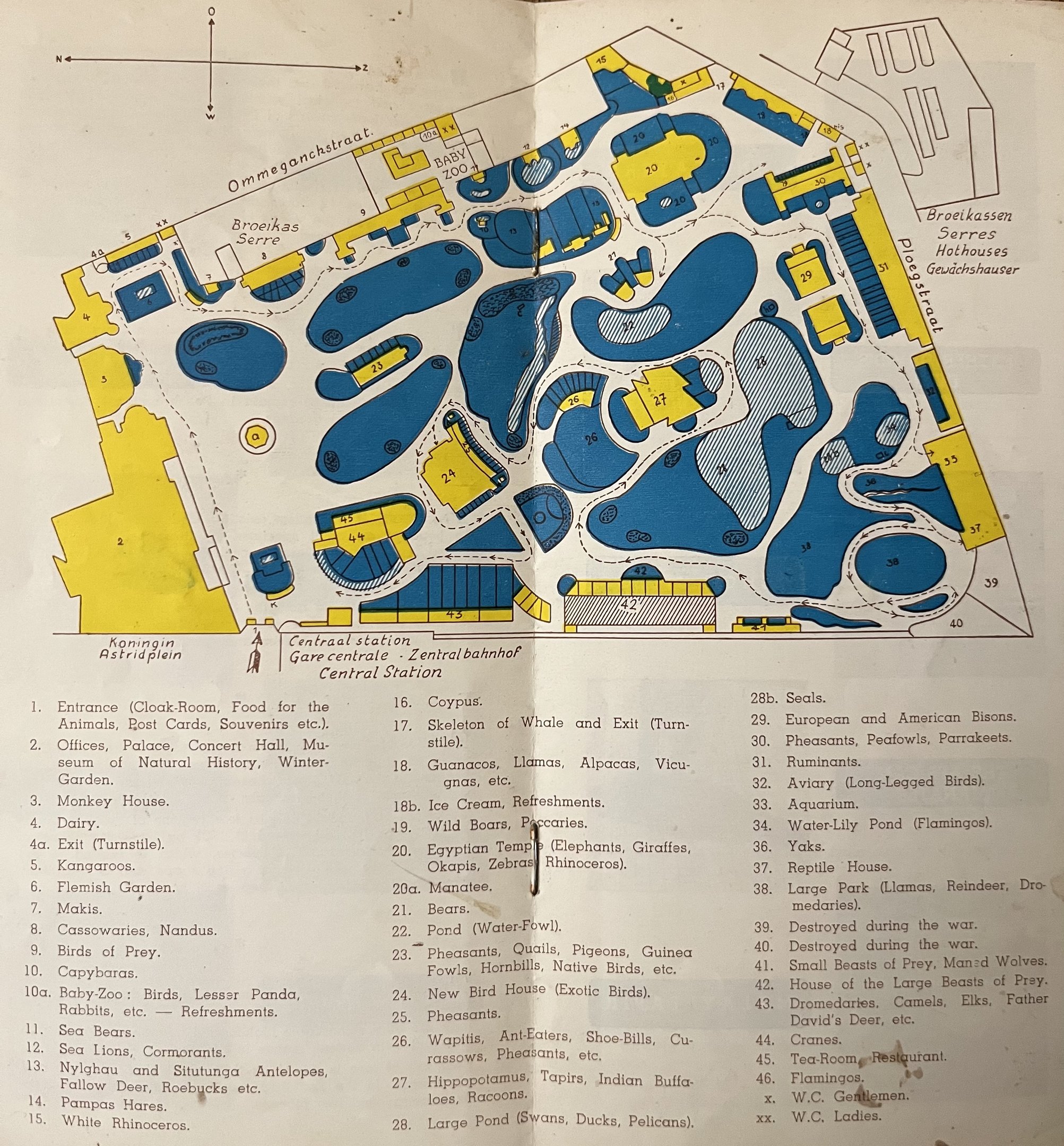 Zoo Map - undated