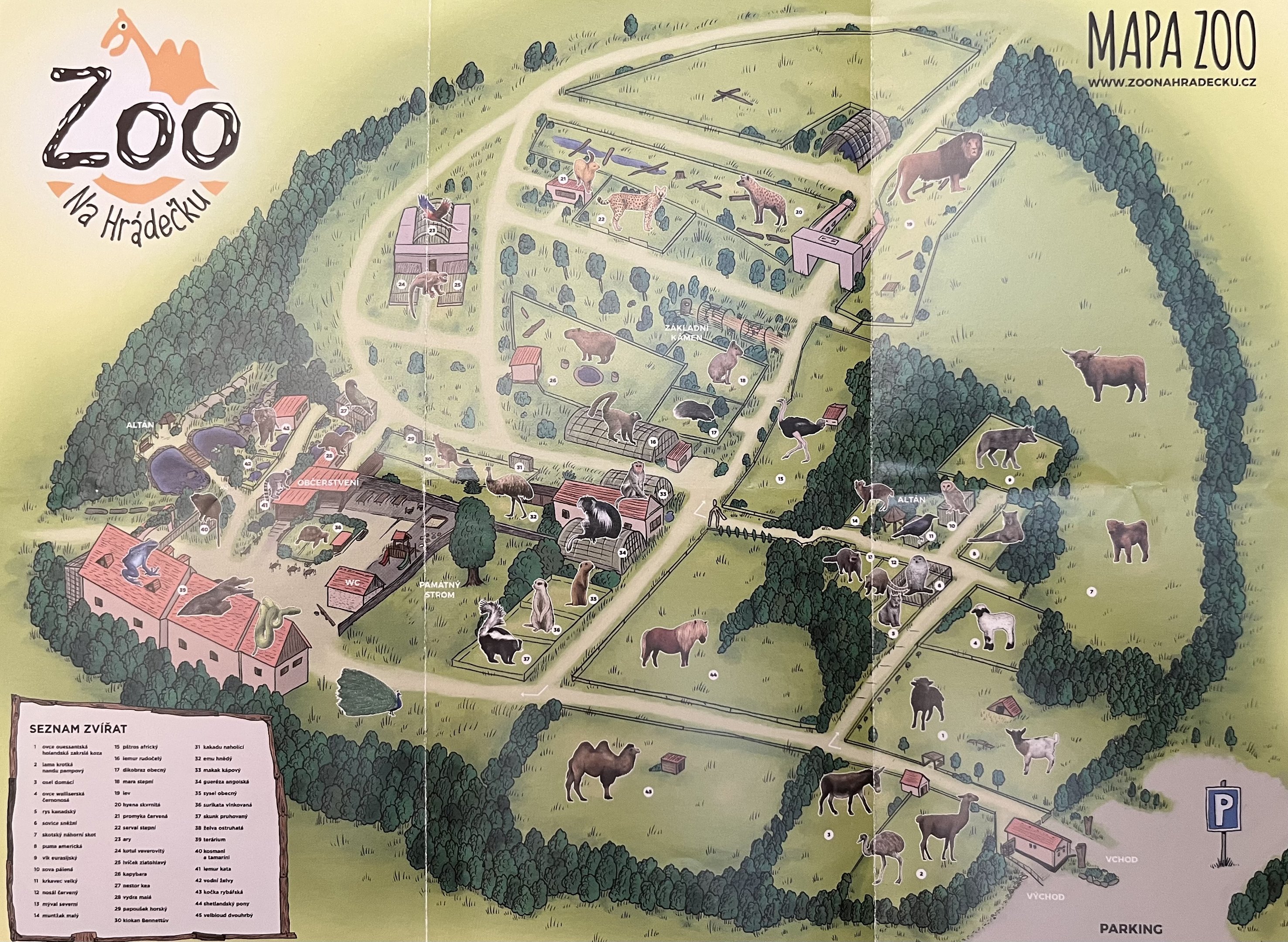 Zoo Map - undated