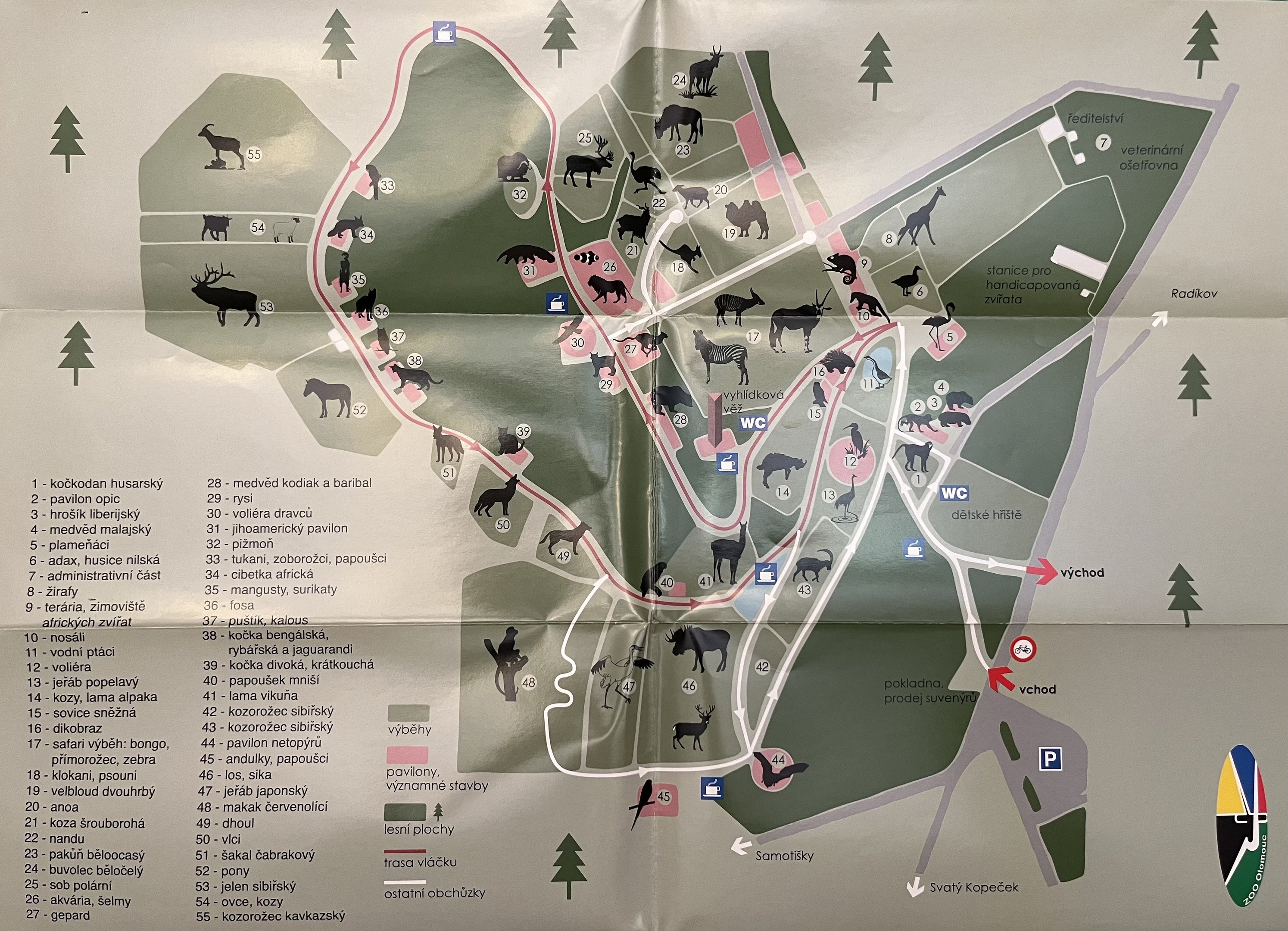 Zoo Map - undated