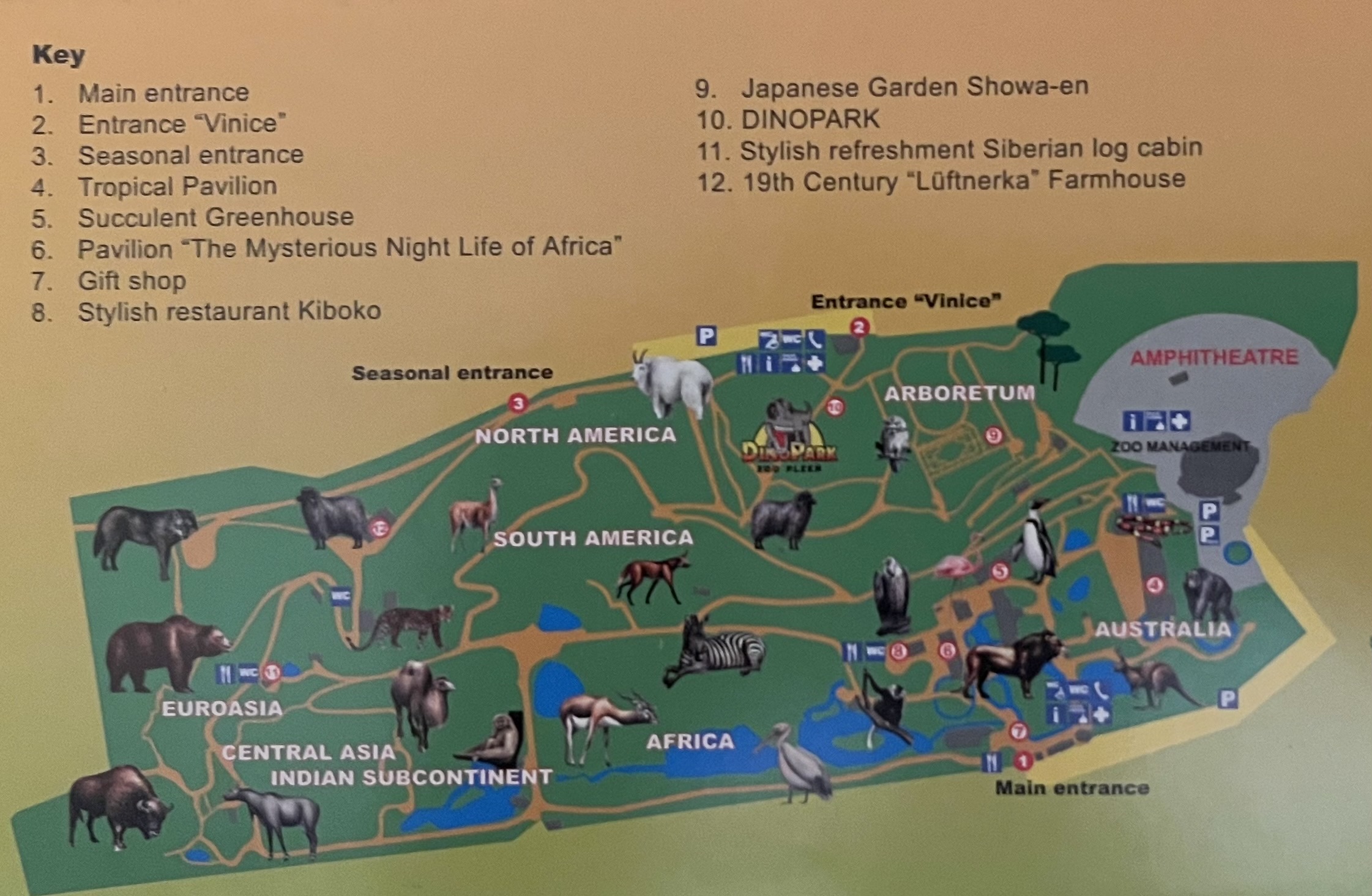 Zoo Map - undated