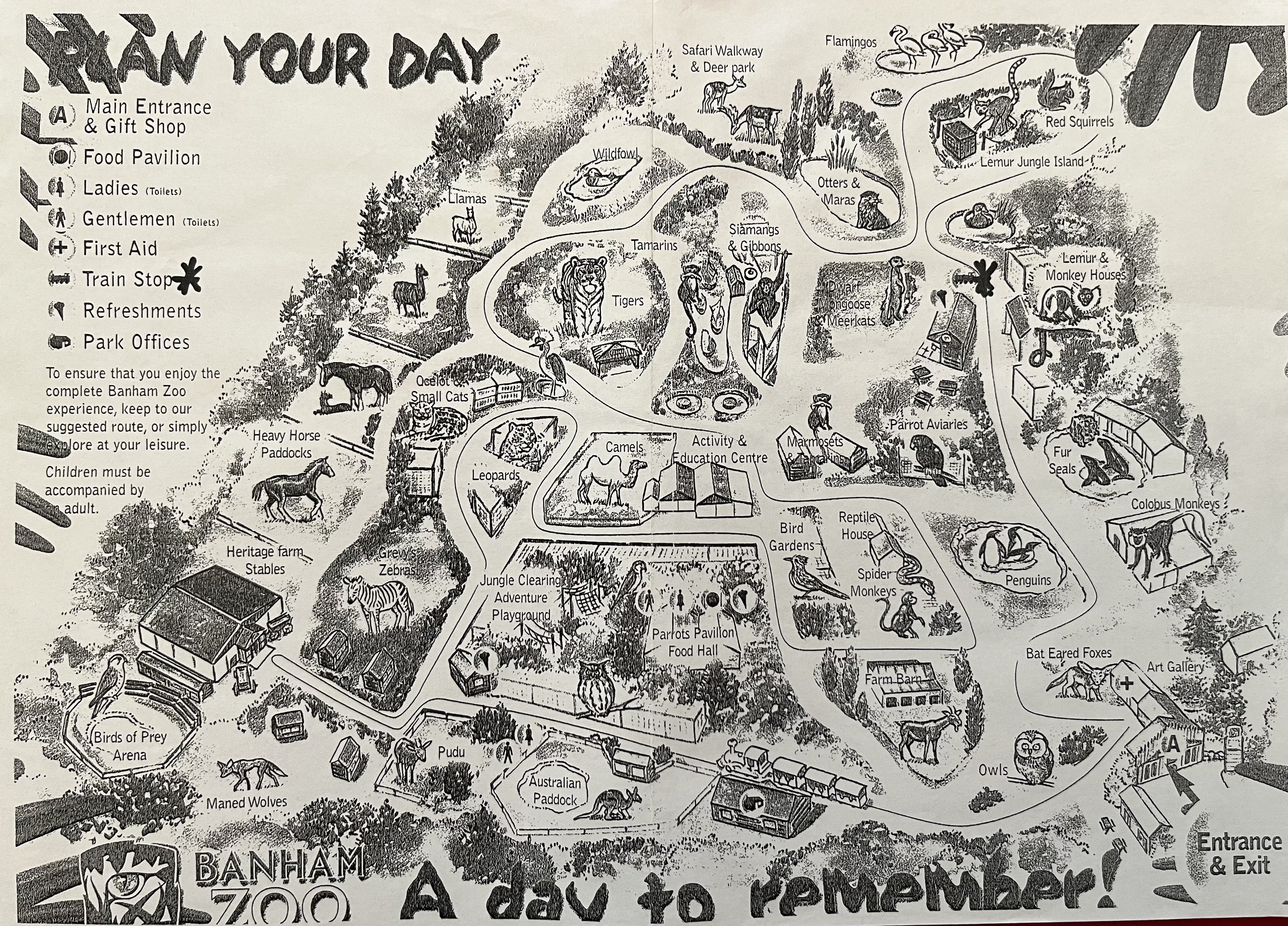Zoo Map - undated