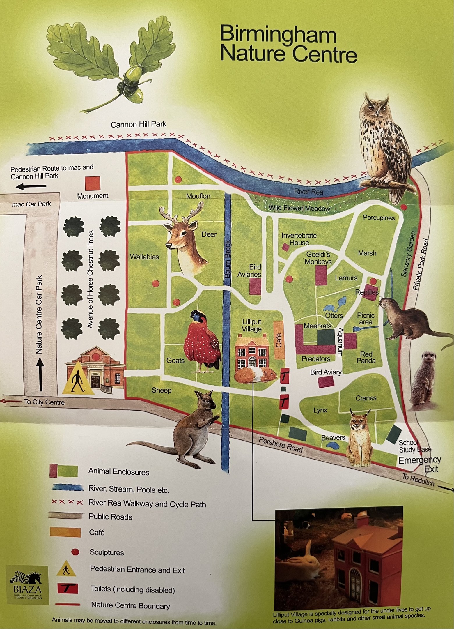 Zoo Map - undated