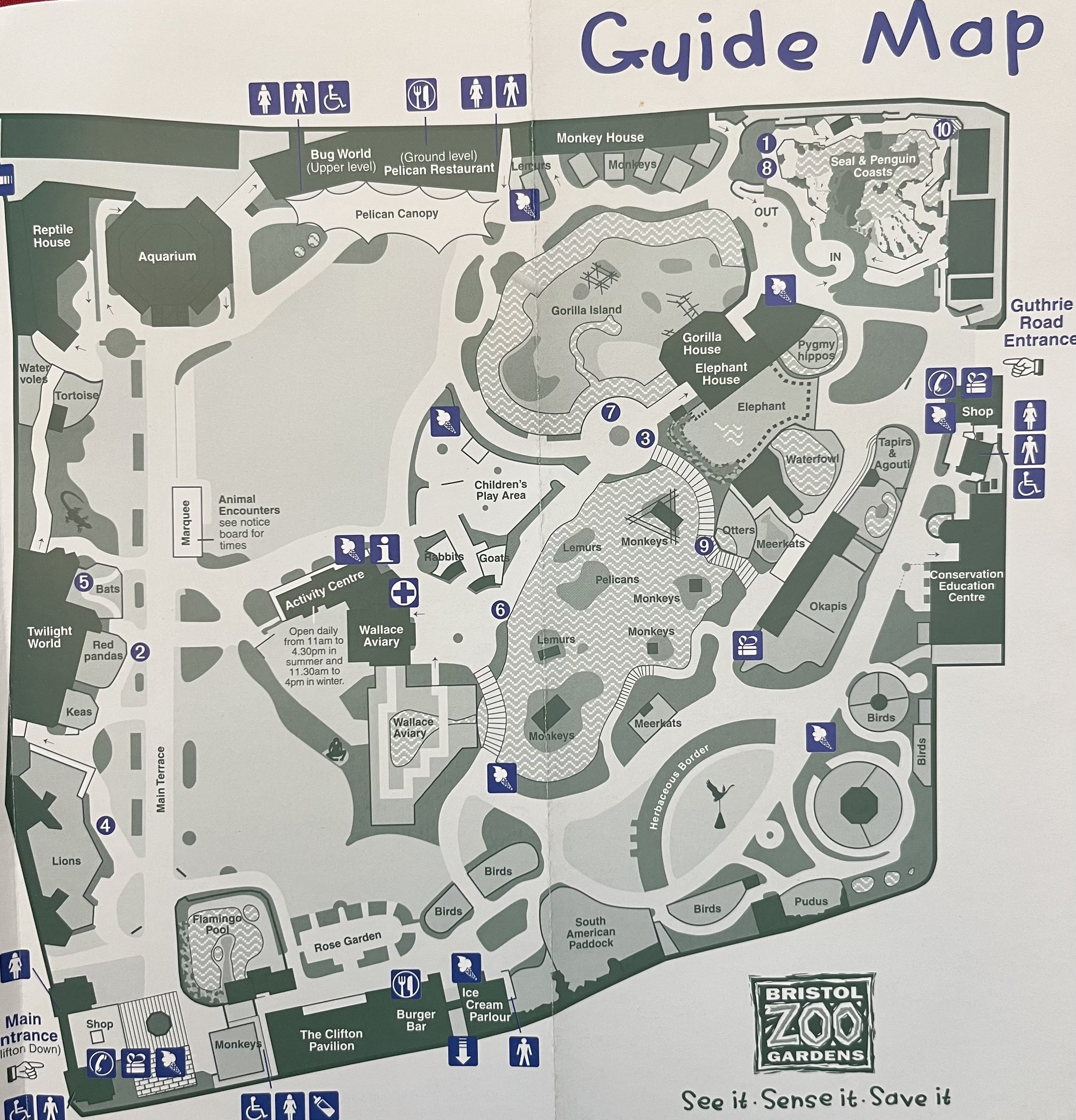 Zoo Map - undated
