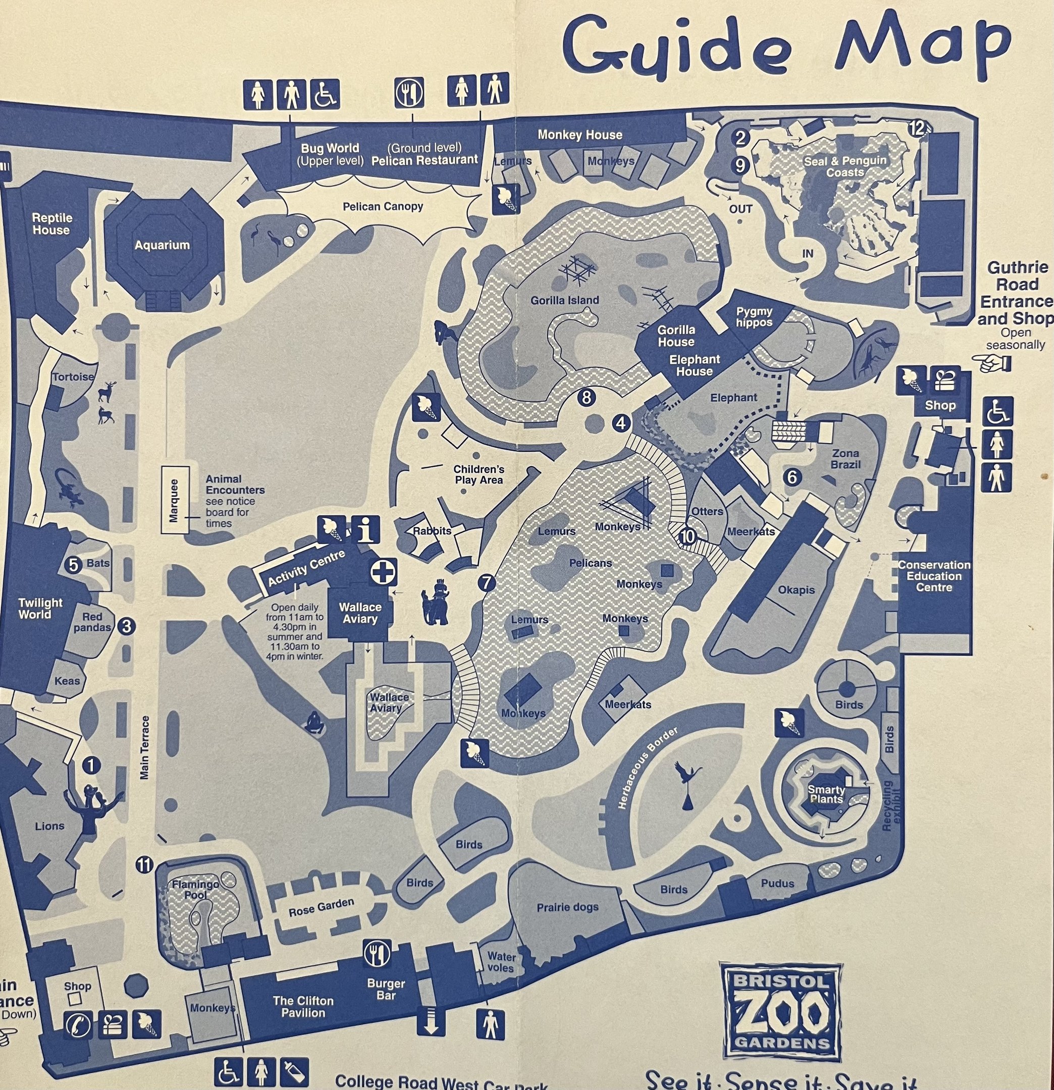 Zoo Map - undated
