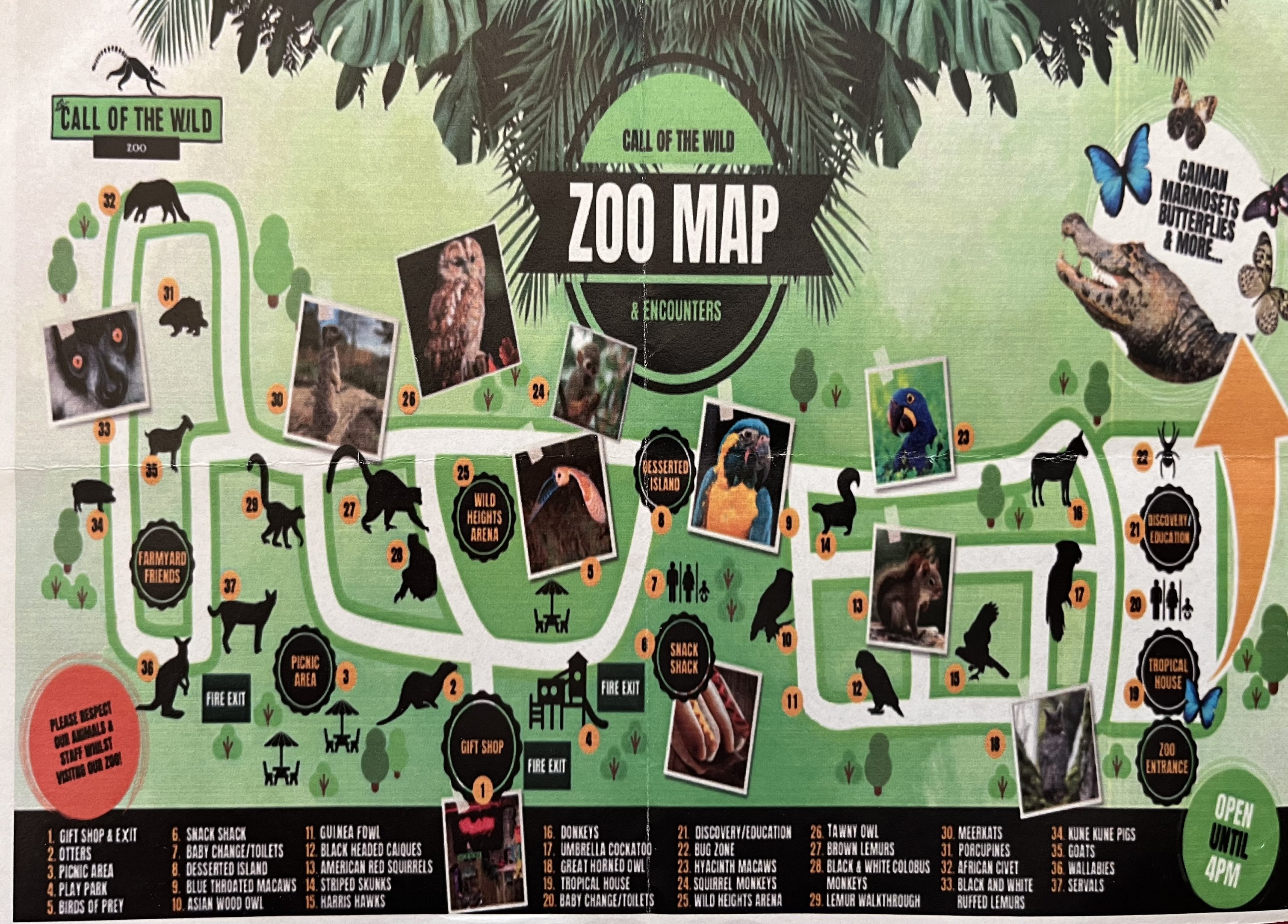 Zoo Map - undated